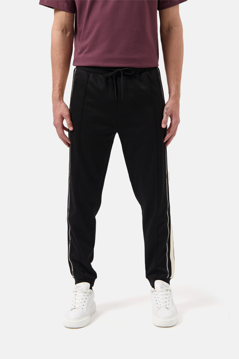 Tape Track Sweatpants Jet Black