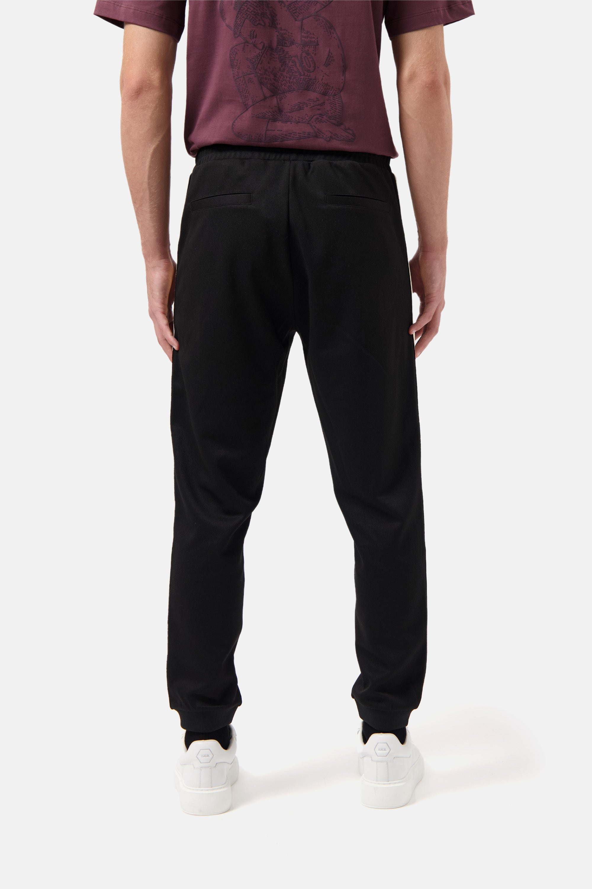 Tape Track Sweatpants Jet Black