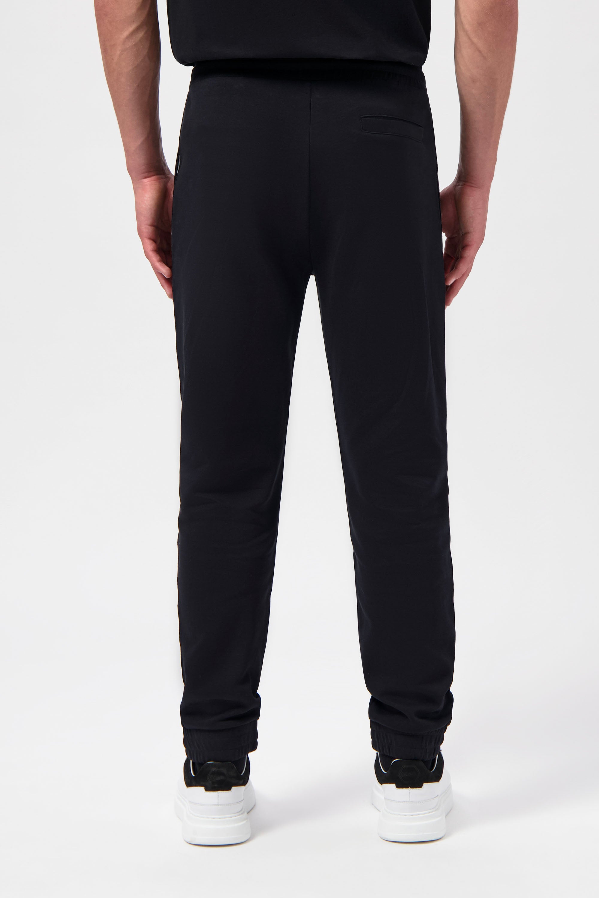 BALR. Monogram Tape Regular Fit Track Pants Jet Black