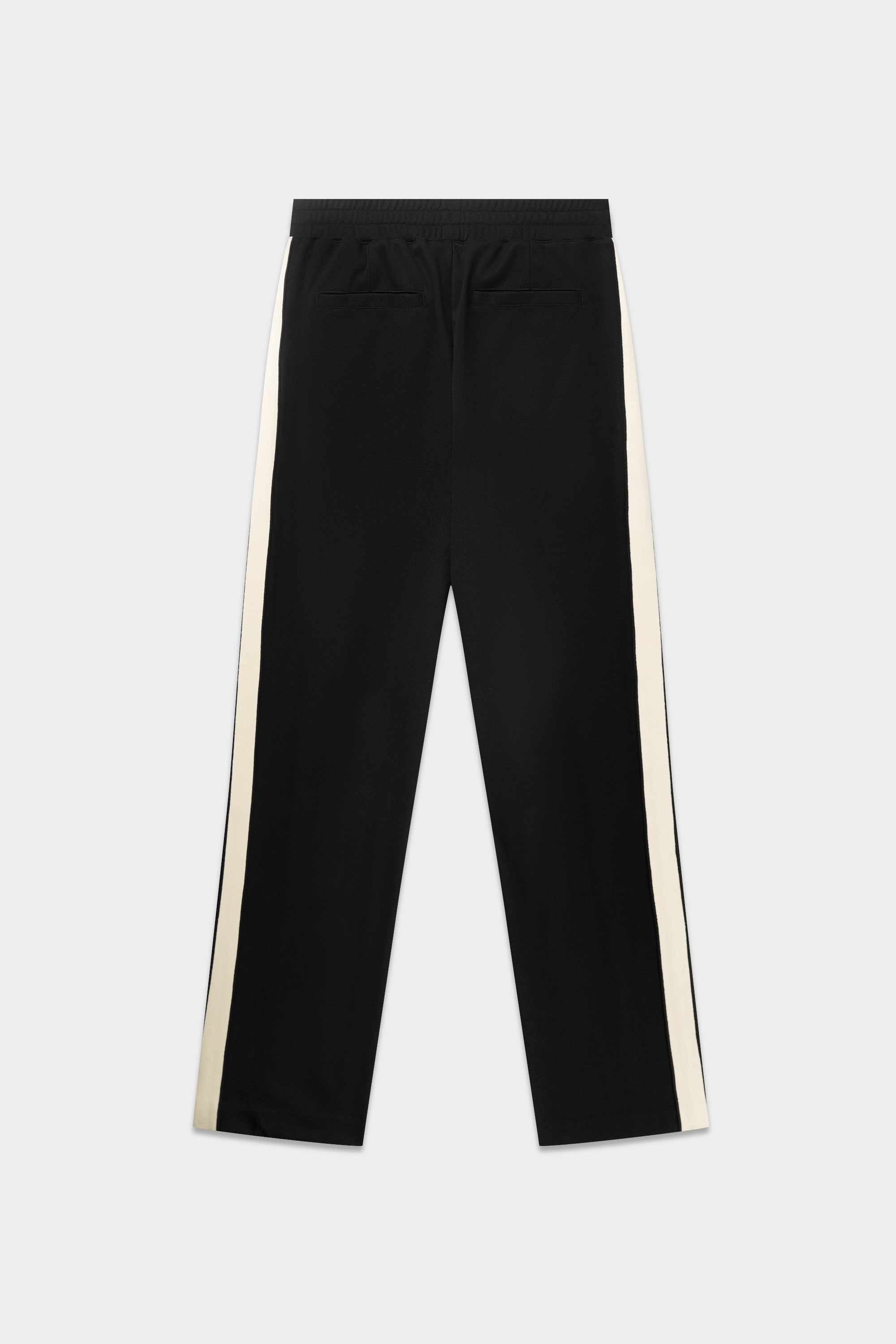 Tape Straight Track Pants Jet Black