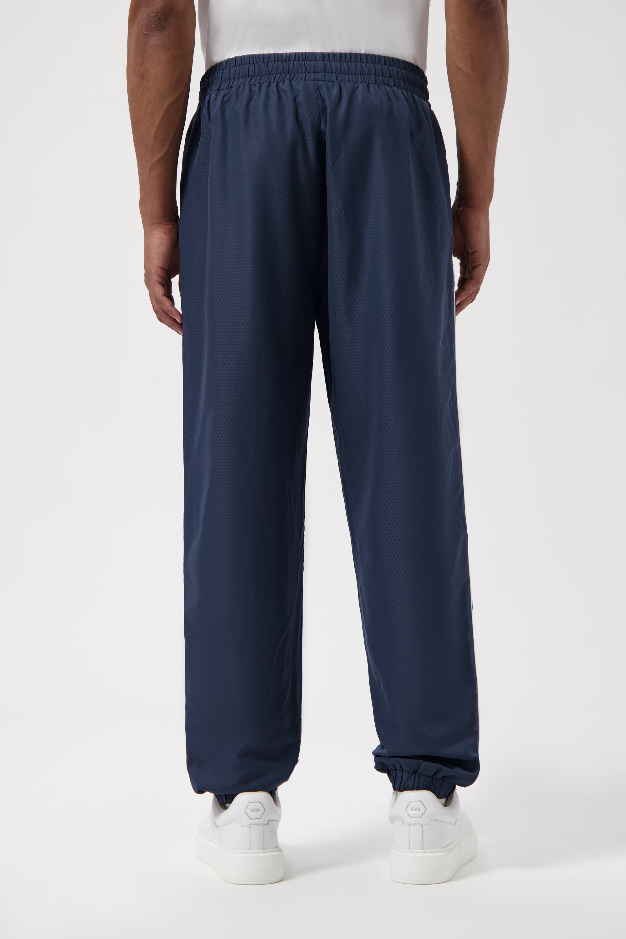 Jacquard Relaxed Track Hose Space Navy