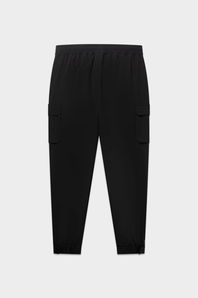 Tech Cuffed Cargo Broek Jet Black