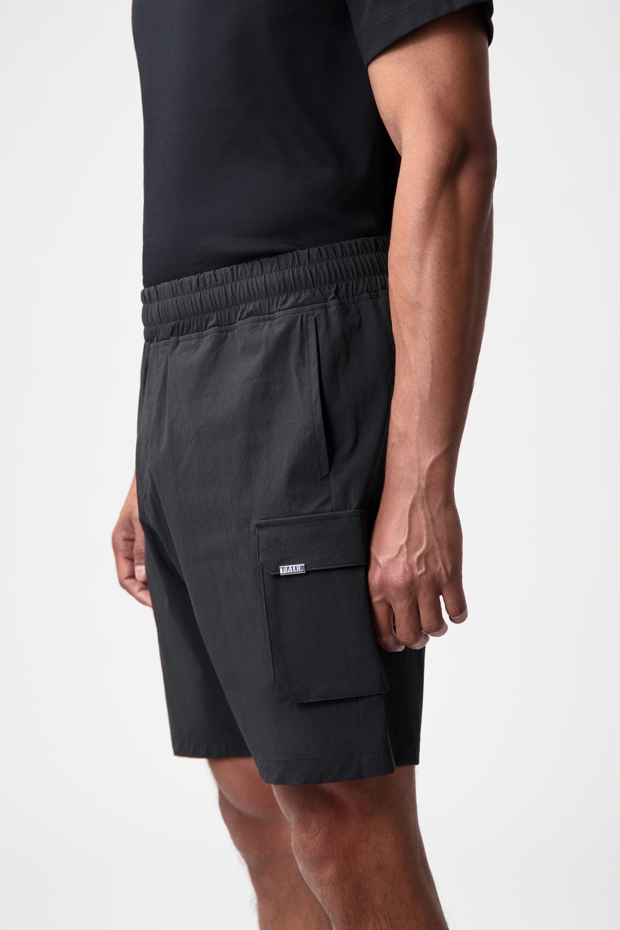 Tech Cargo Shorts Jet Black