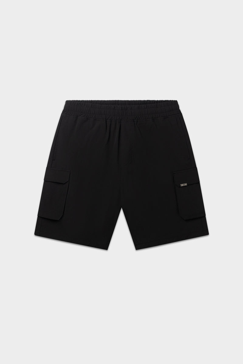 Technik Cargo Shorts Jet Black