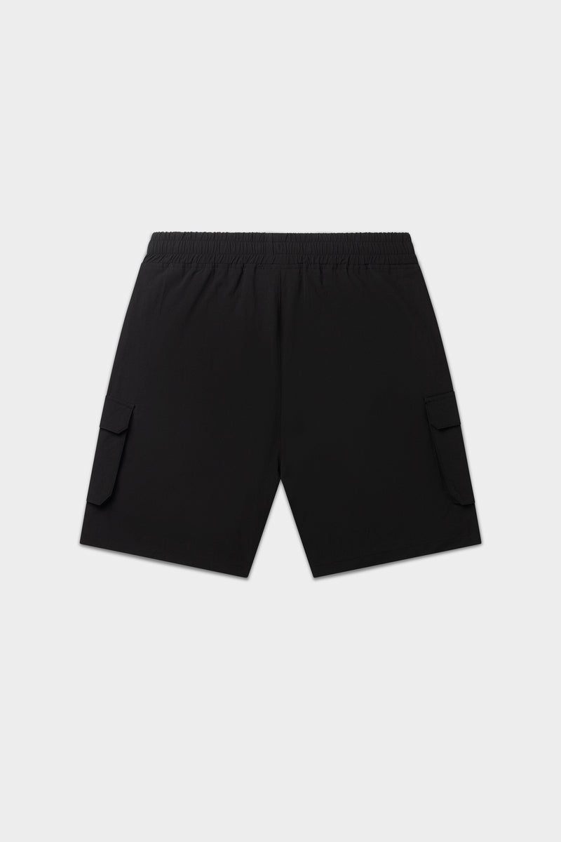 Technik Cargo Shorts Jet Black