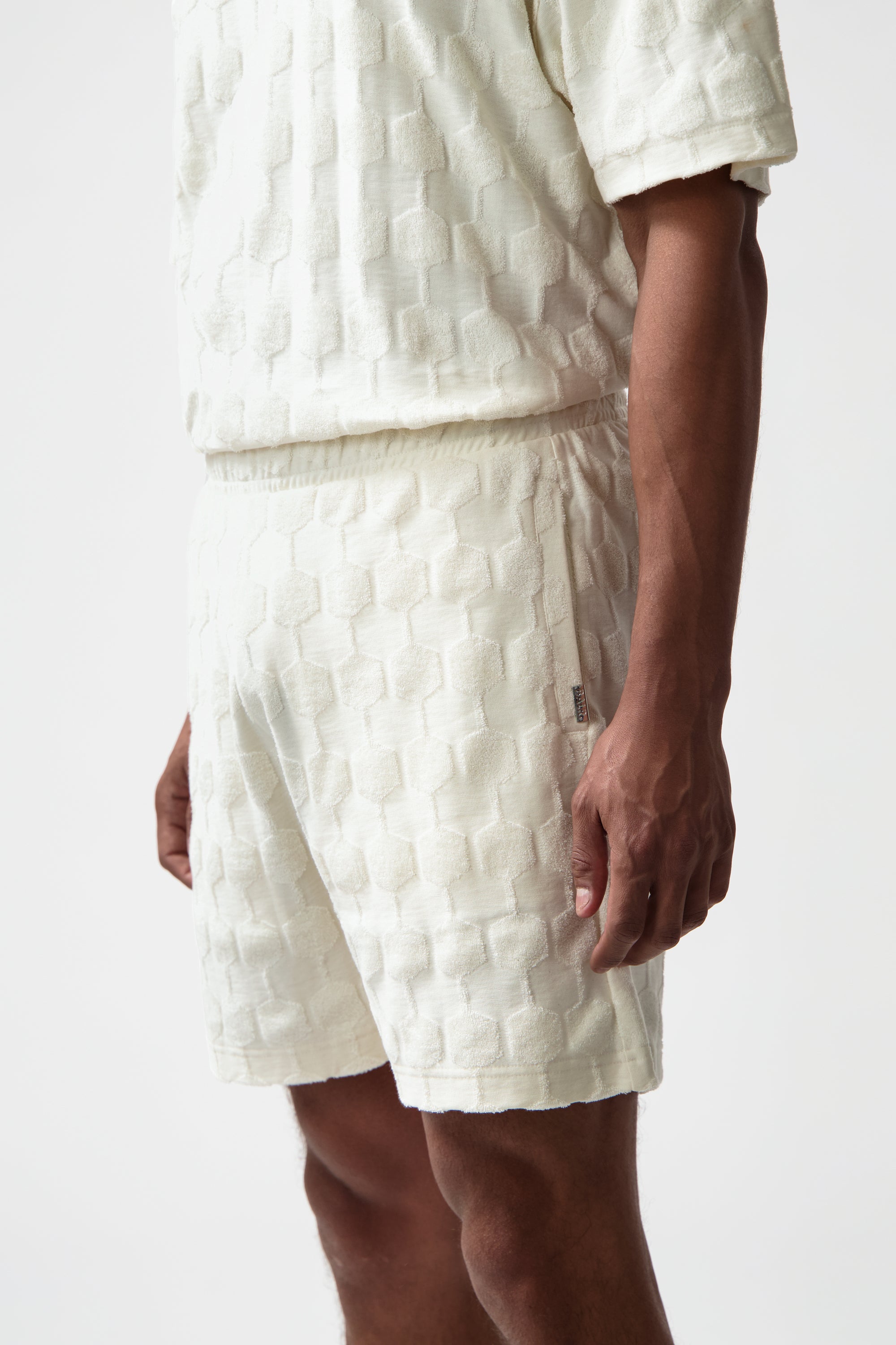 Terry shorts beige ligero