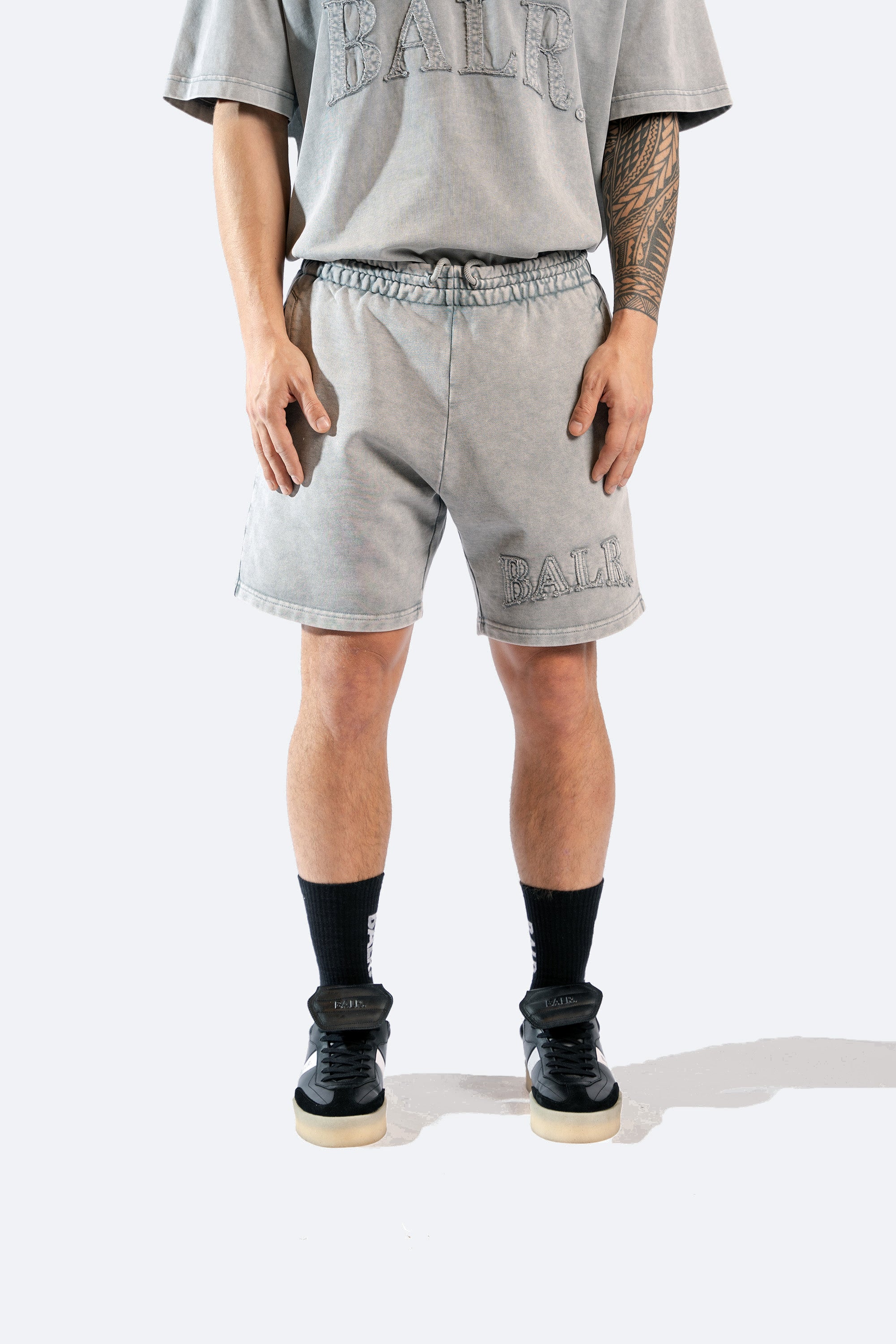 Urban Washed Sweat Shorts Dove Grey