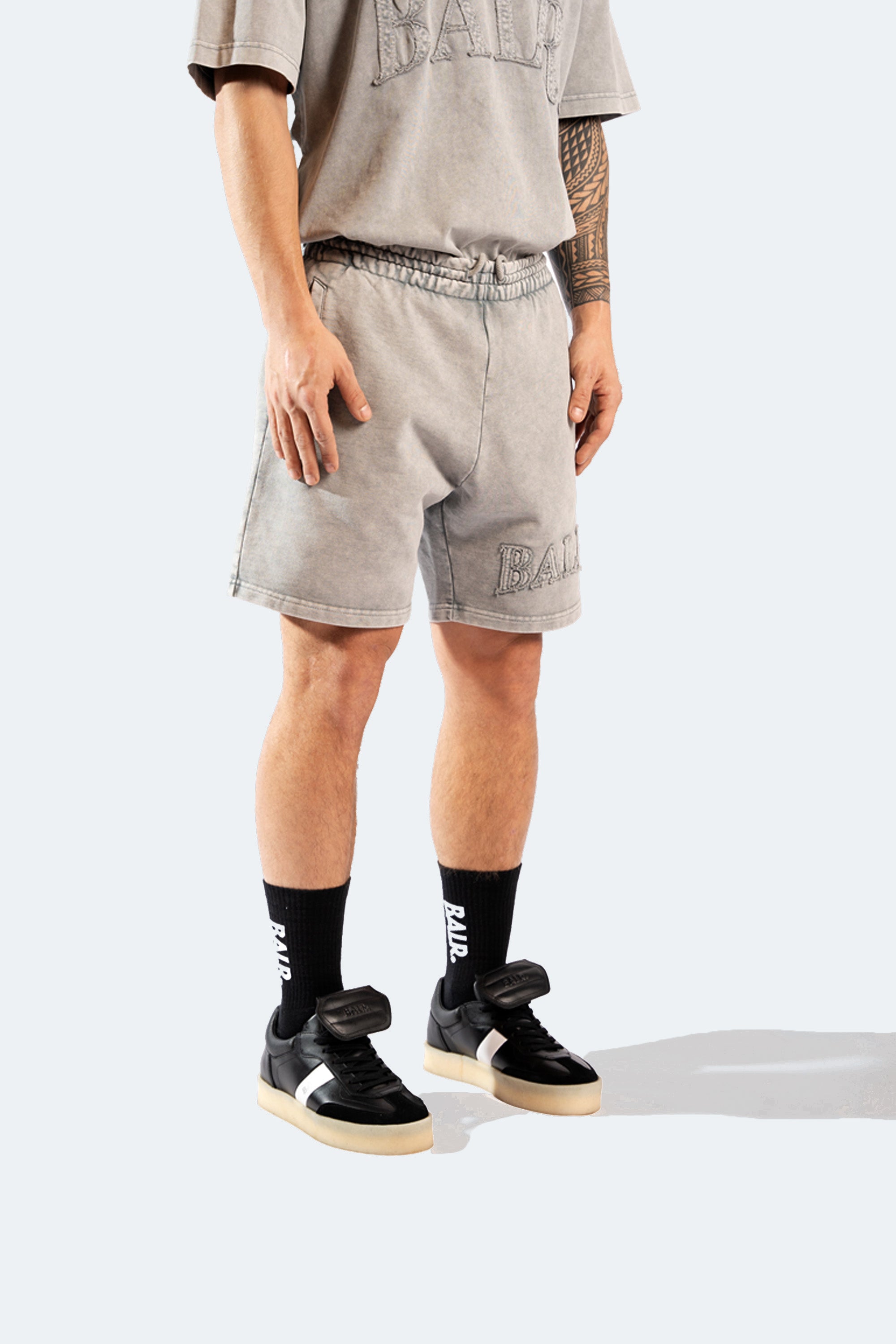 Urban Washed Sweat Shorts Dove Grey