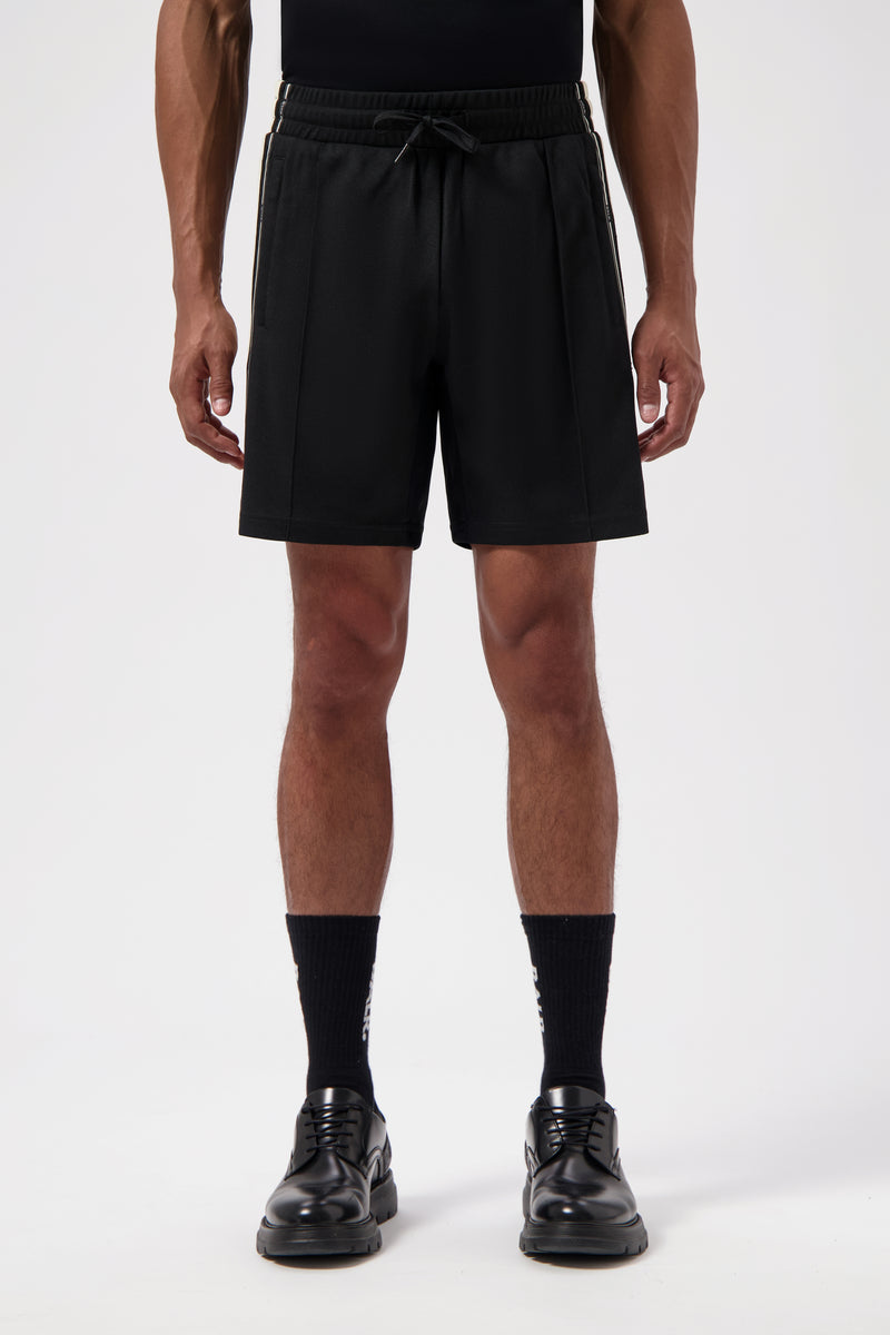 Tape Shorts Jet Black