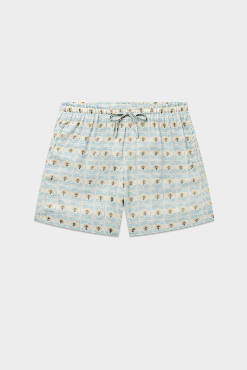 GOTL Stamp Box Shorts Bright White