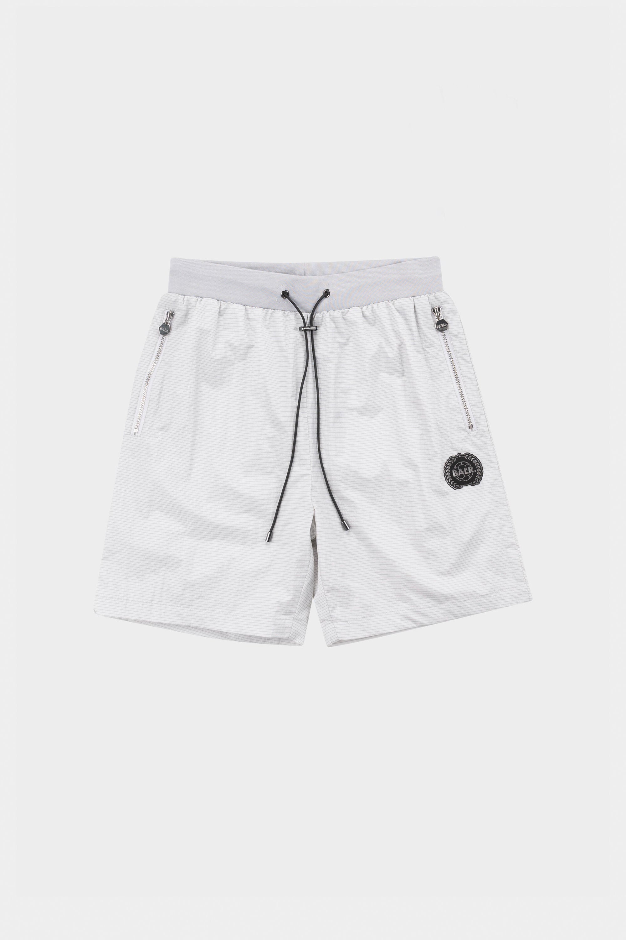 Tech Abzeichen Straight Shorts Lt Grey