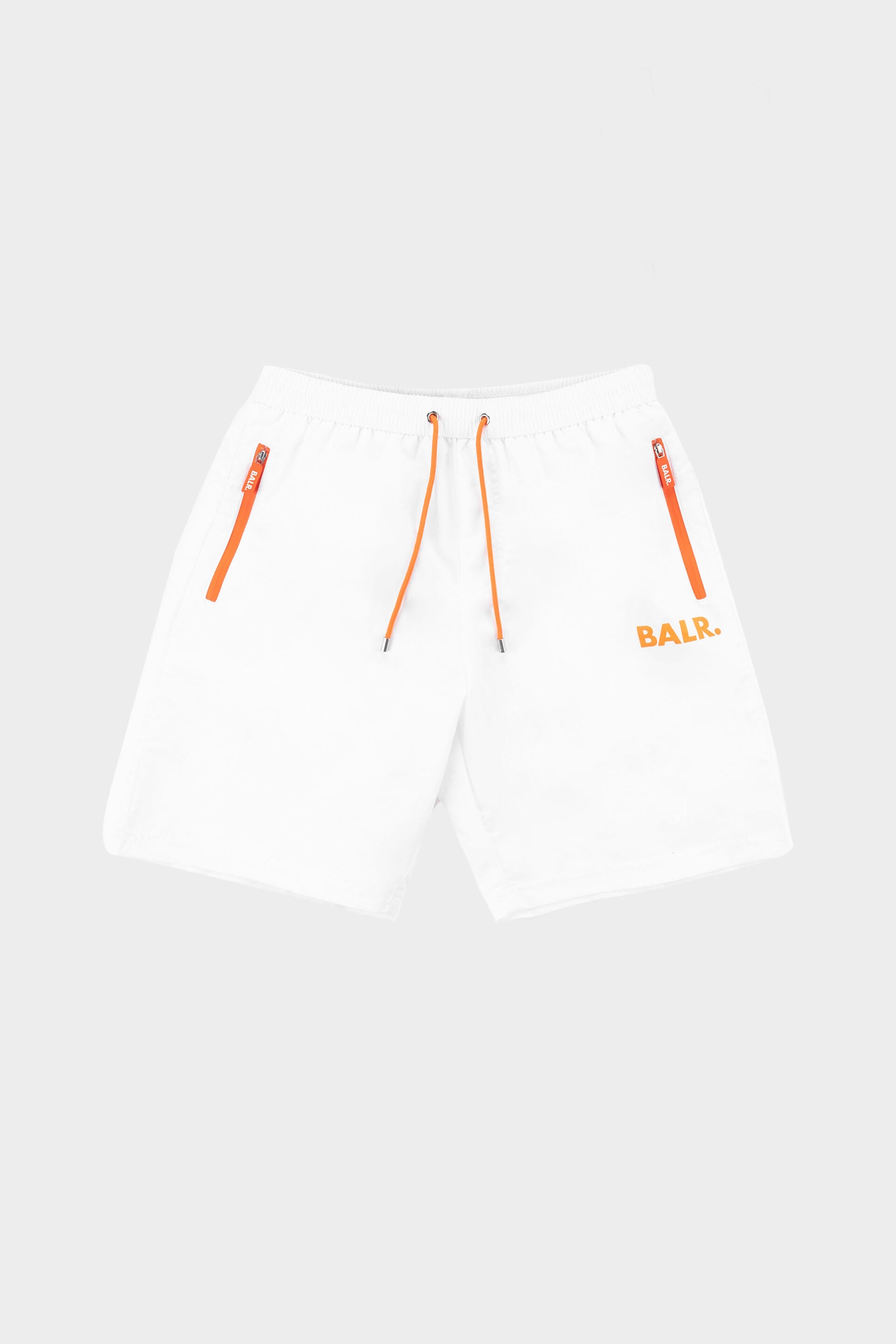 Rubber Badge Board Shorts White