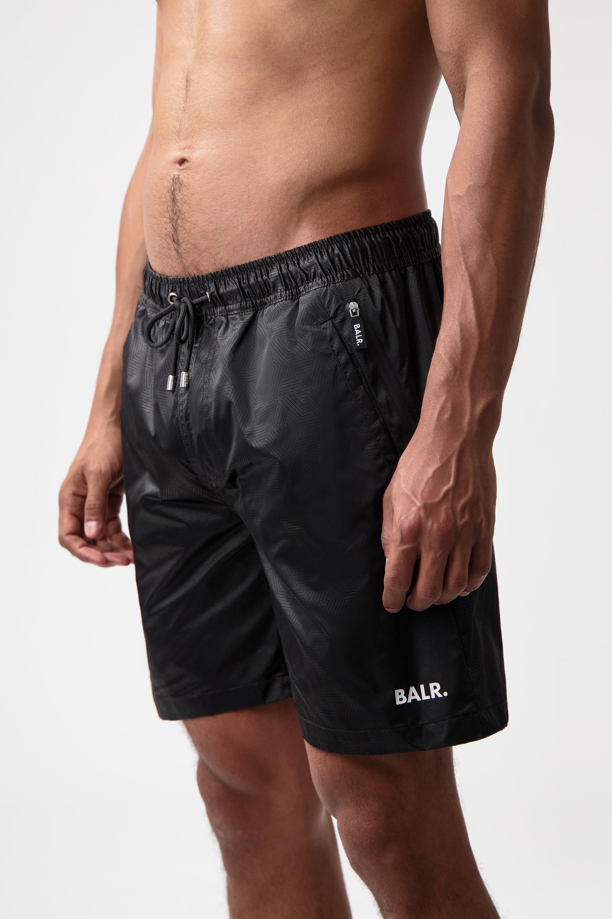 Monogram Swimshorts Jet Black