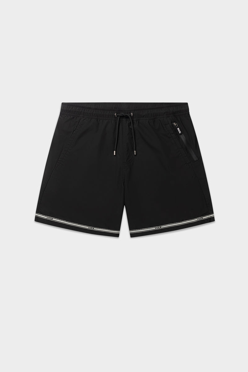 Tape Swimshorts Jet Black