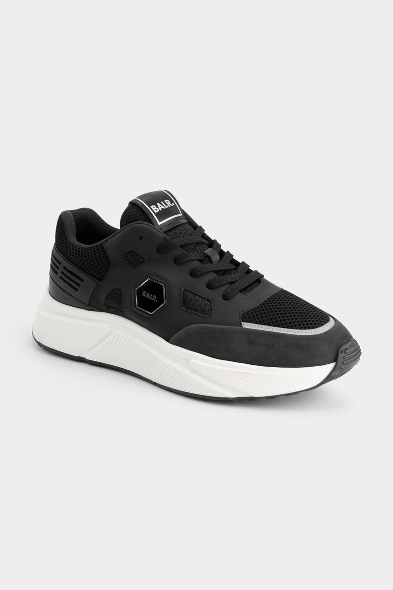 Hexline Mesh Runner Black