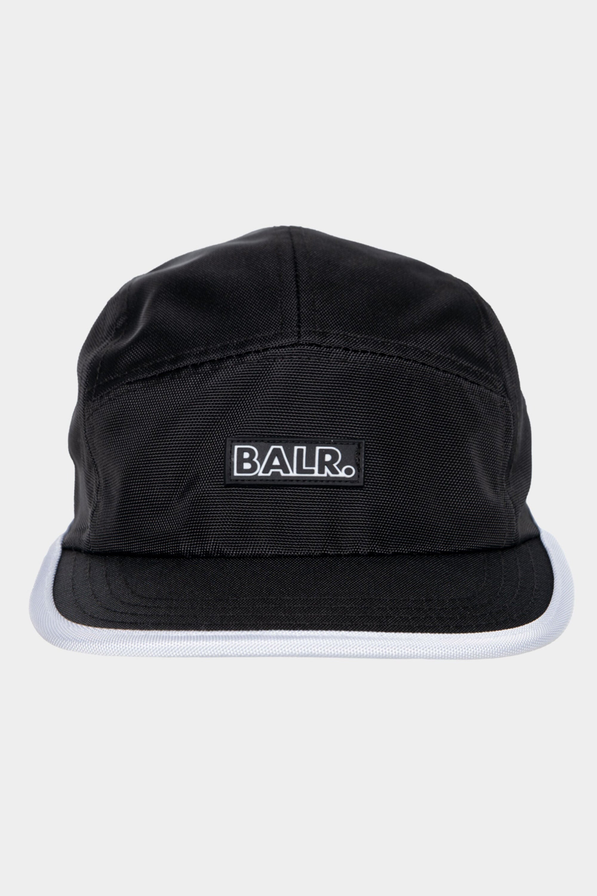 BALR. Cape de logotipo de goma de 5 paneles Jet Black