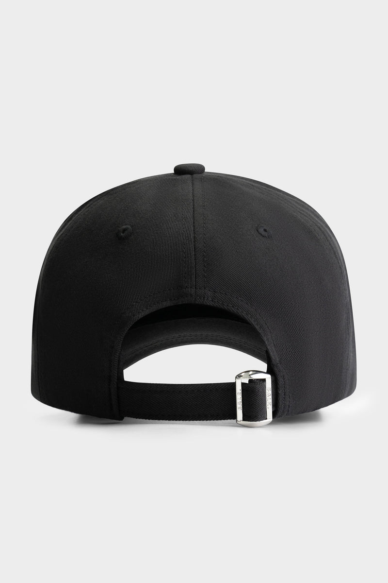 BALR. Monogram Cotton Cap Jet Black