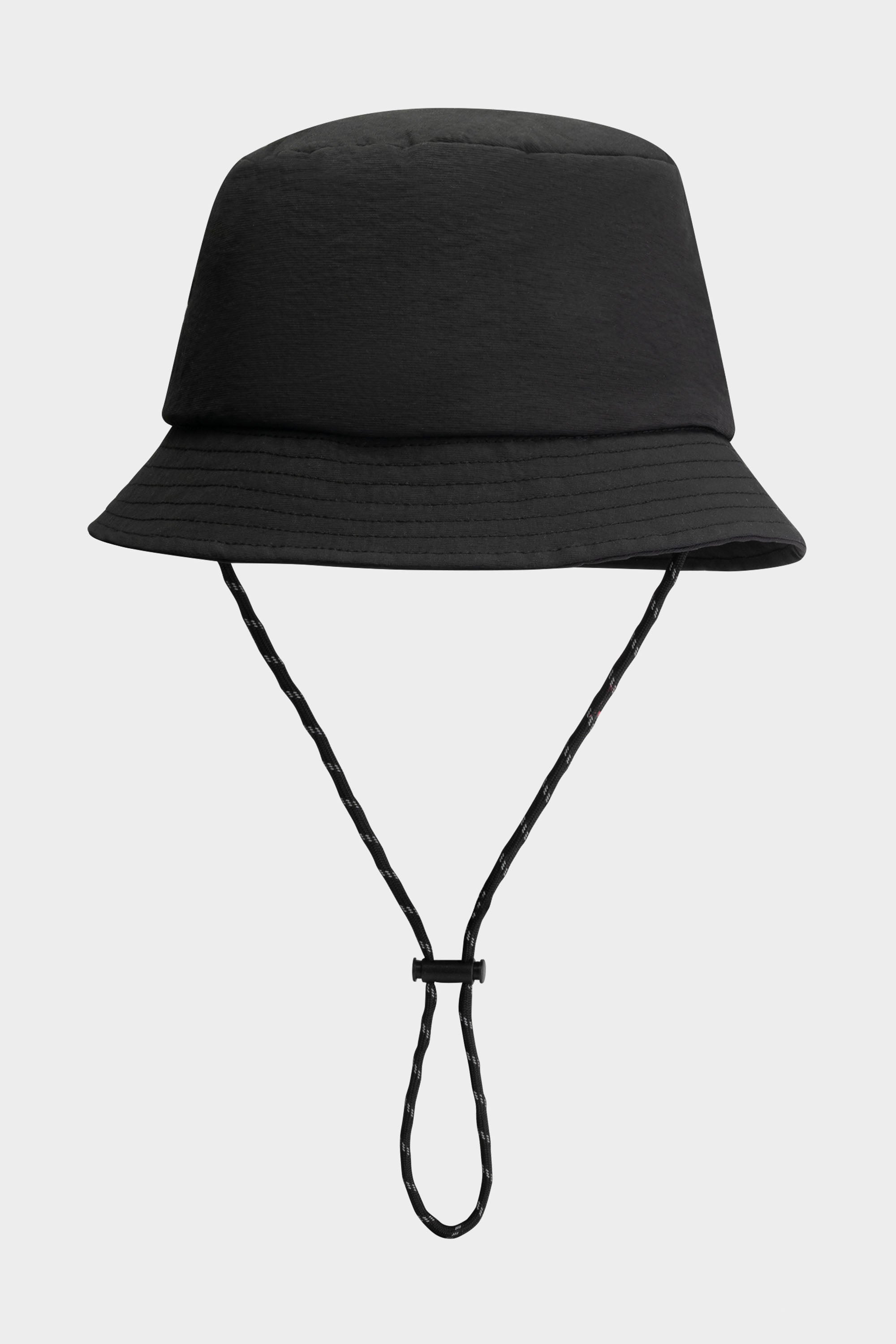 Hexline Insignia Bucket Hat Jet Black