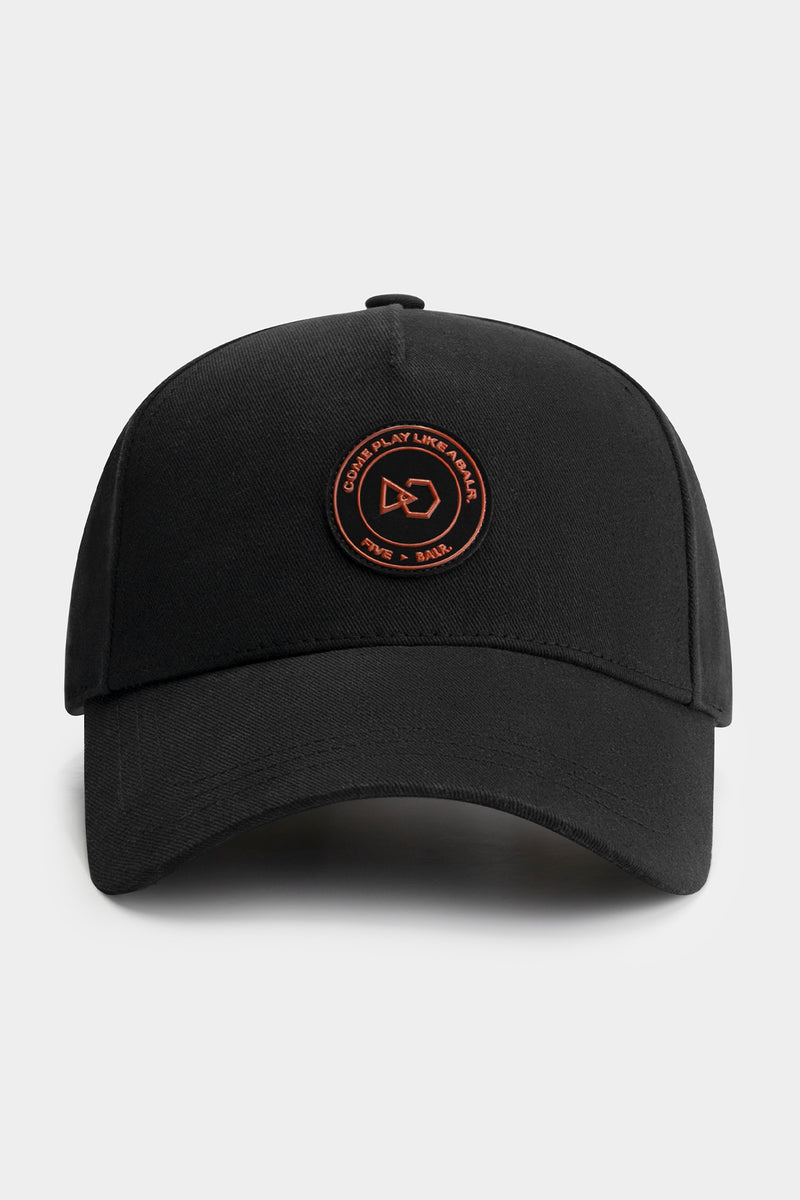 BALR. X FIVE Gorra de algodón Jet Black