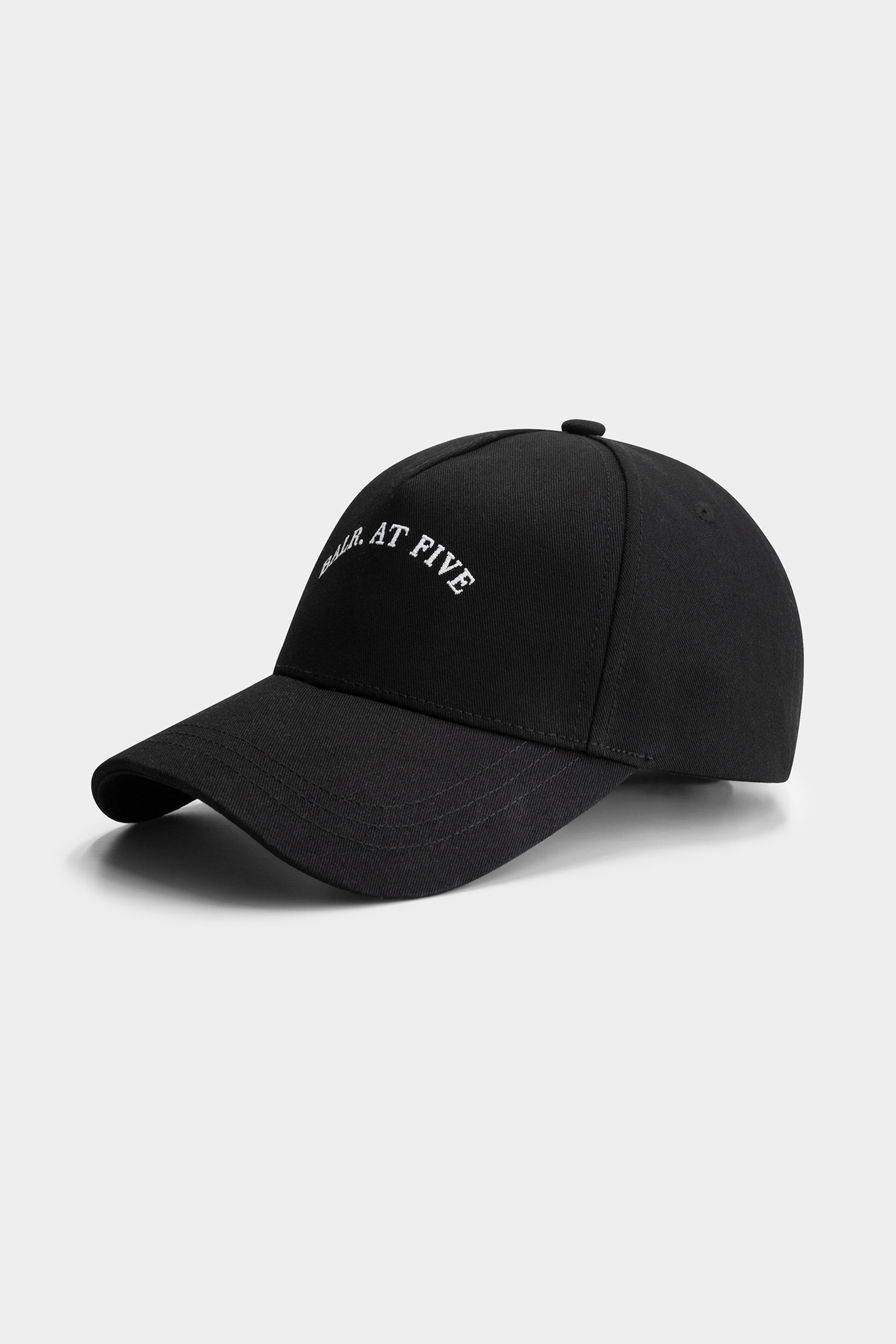 BALR. X FIVE Gorra de algodón de bordado Jet Black