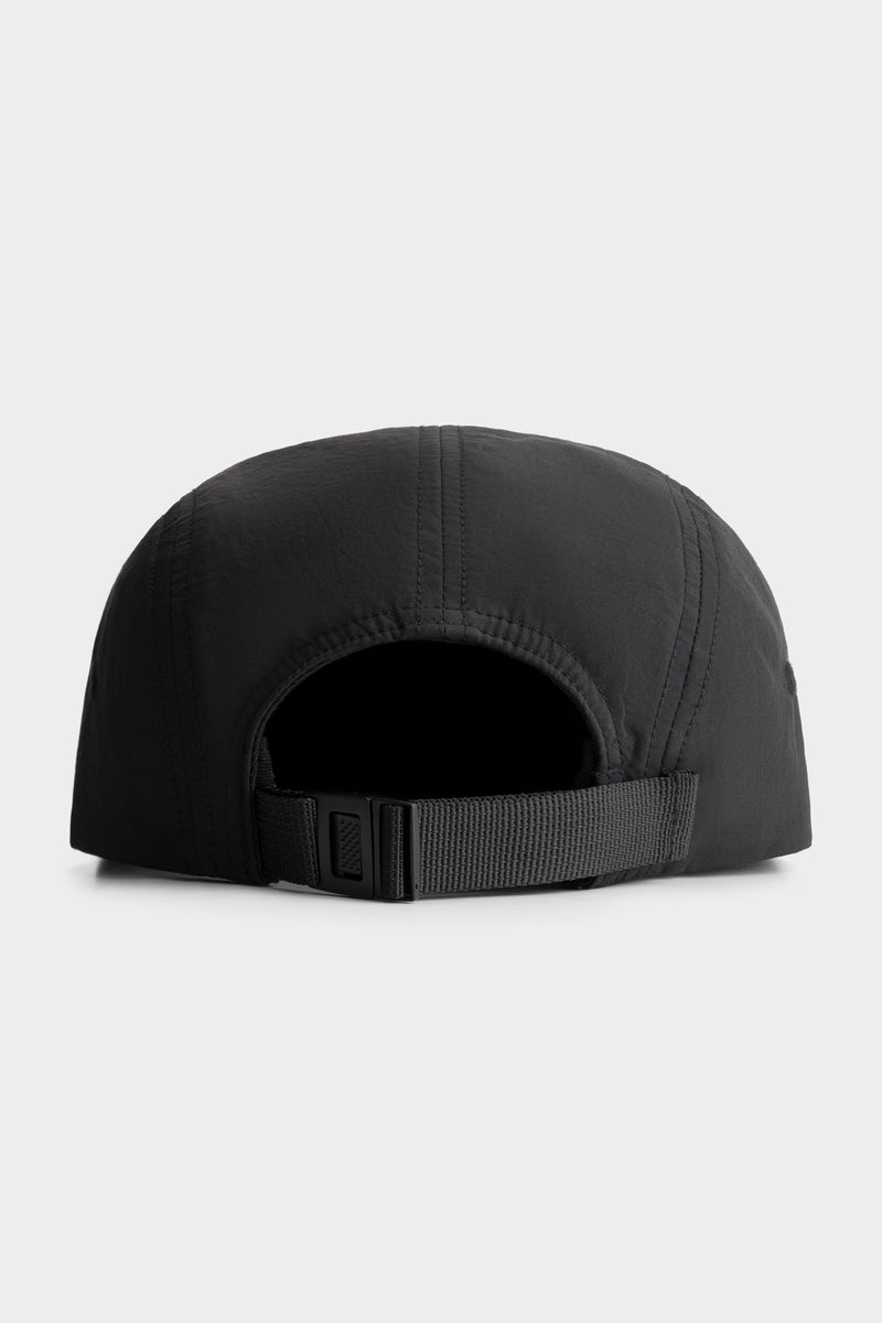 Logo 5-Panel Cap Jet Black