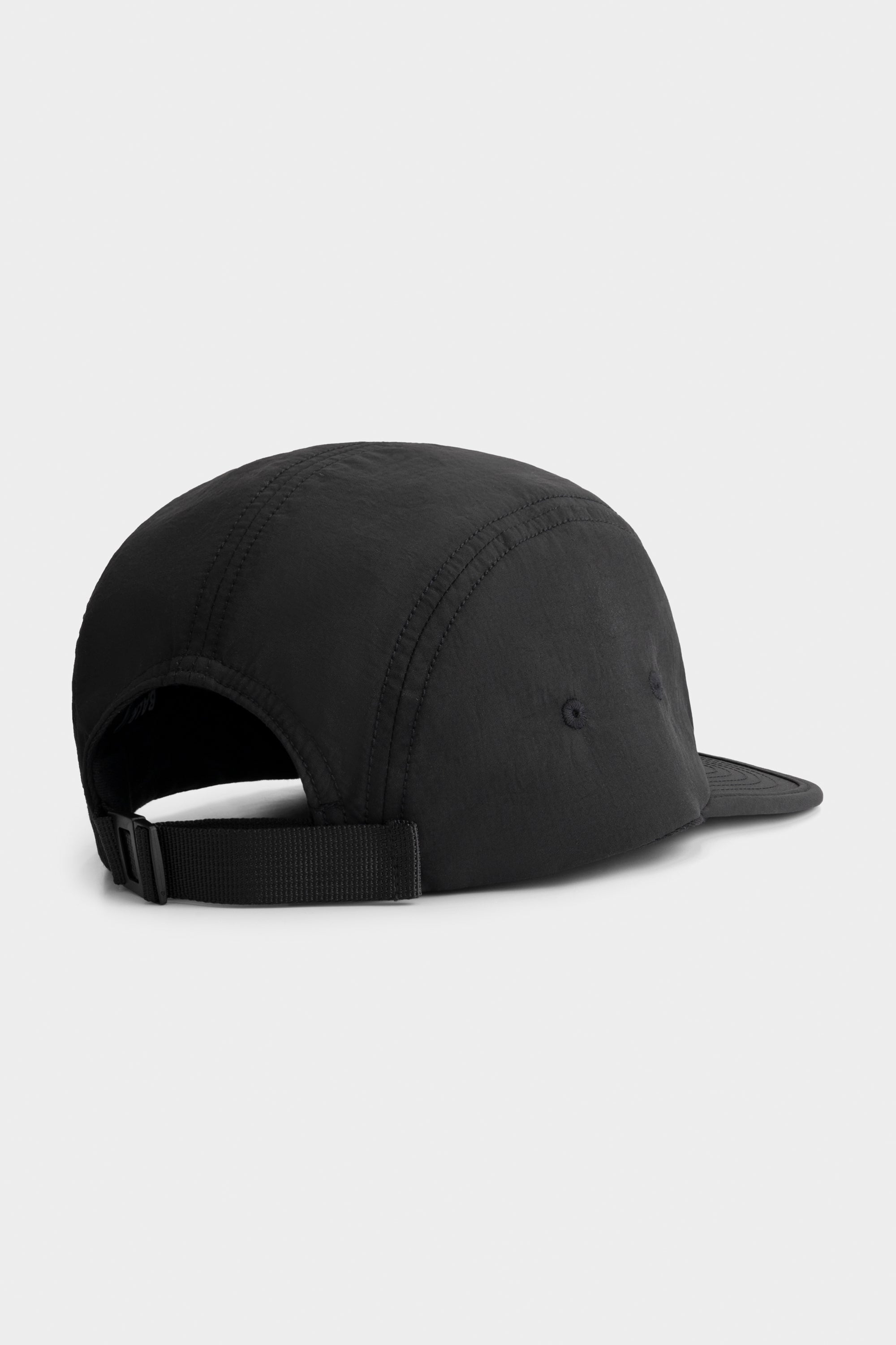 Logo 5-Panel Cap Jet Black