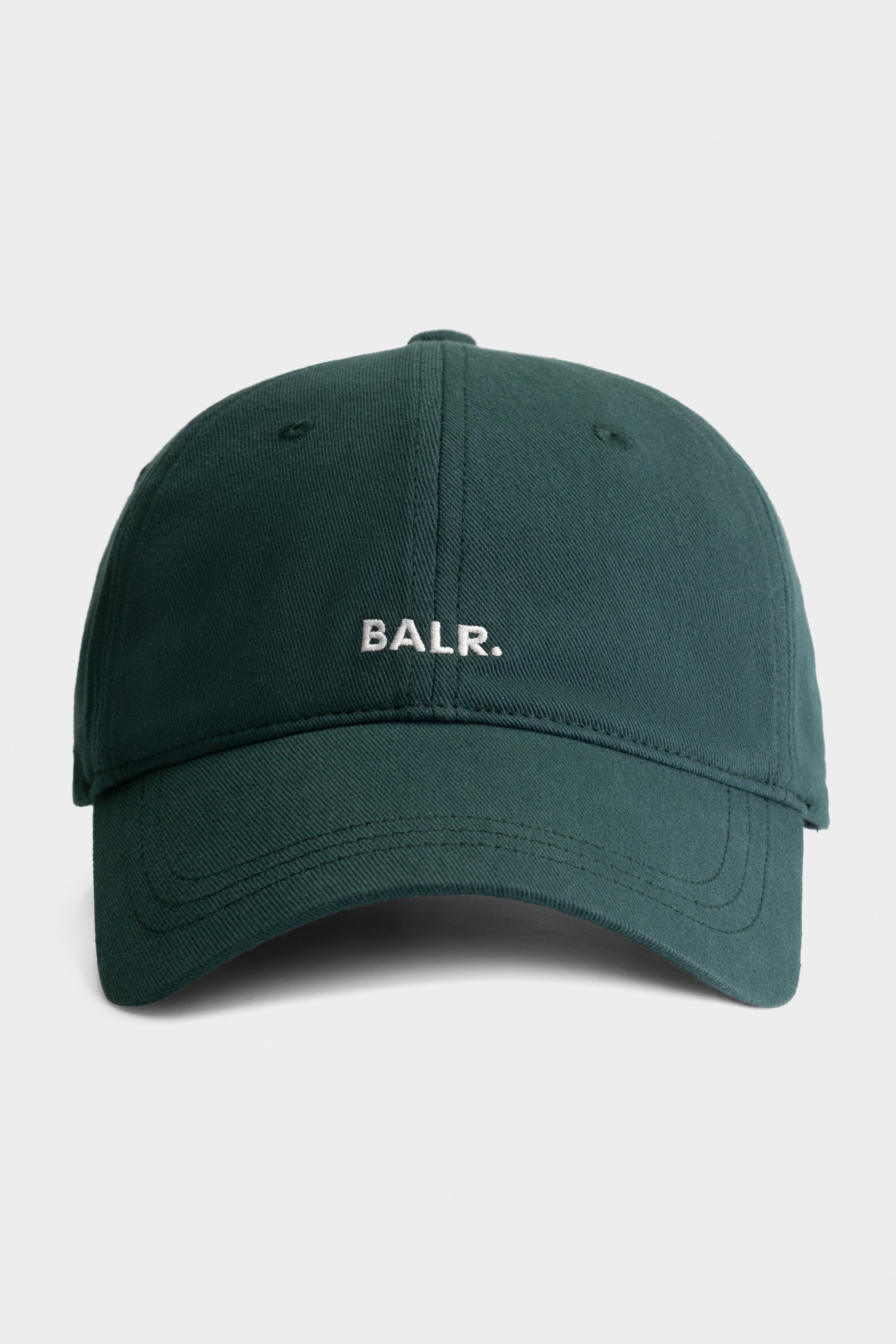 Logotipo papá gorra verde botánico