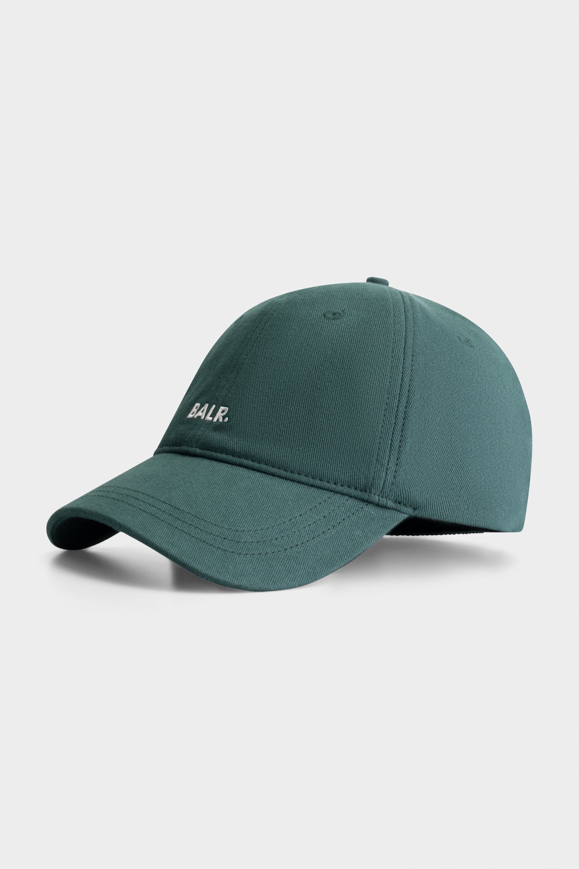 Logotipo papá gorra verde botánico