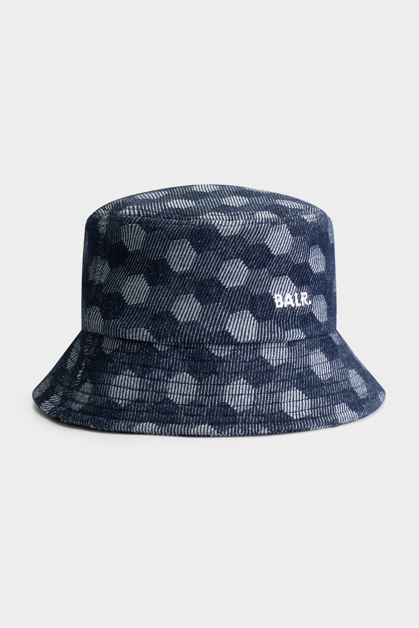 Hex Jacquard Bucket Hat Indigo