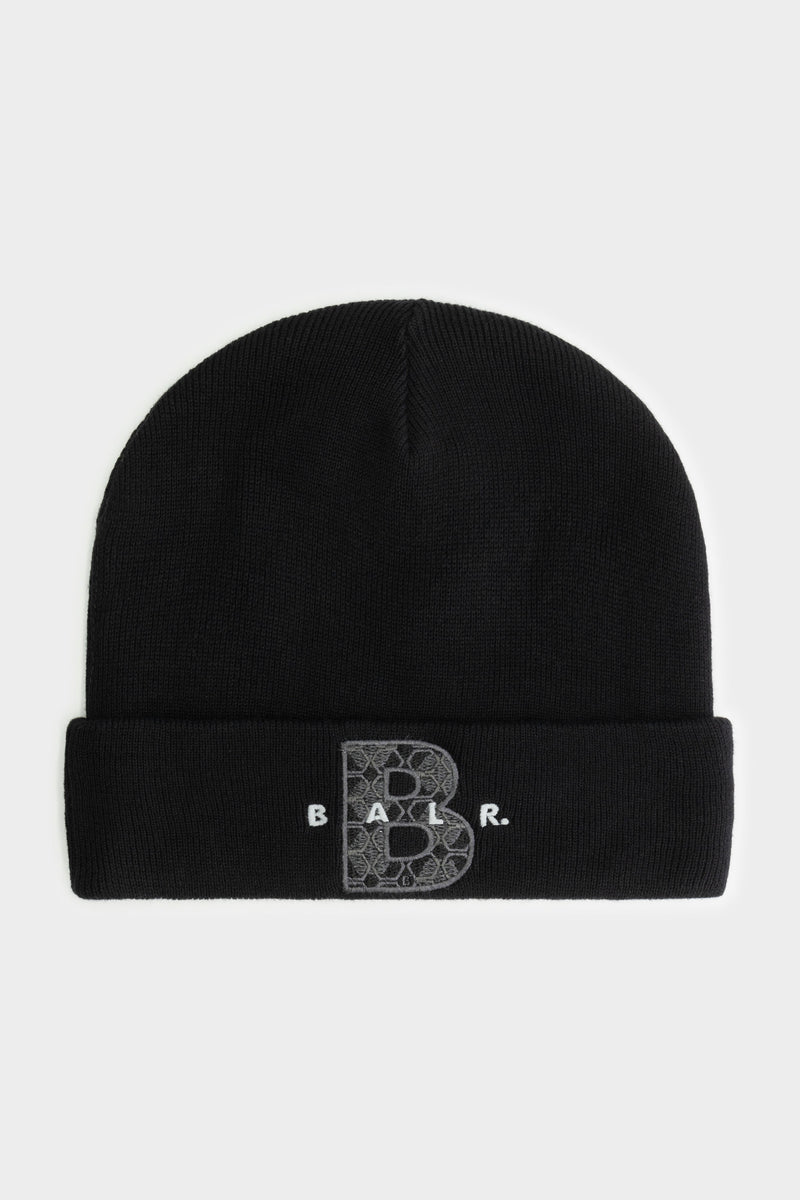 BALR. Monogram Beanie Jet Black