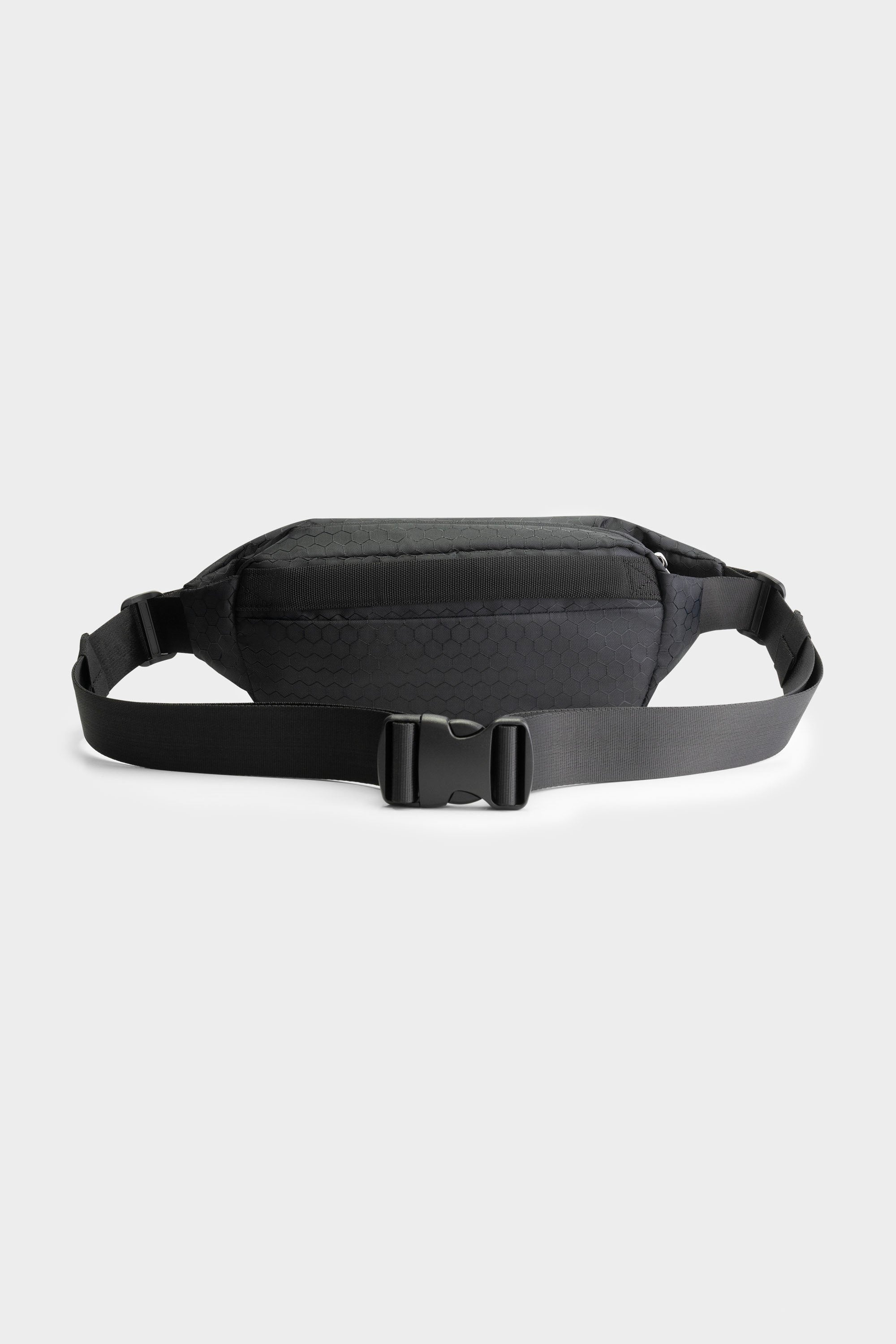 Hexline Badge Waist Pack Jet Black