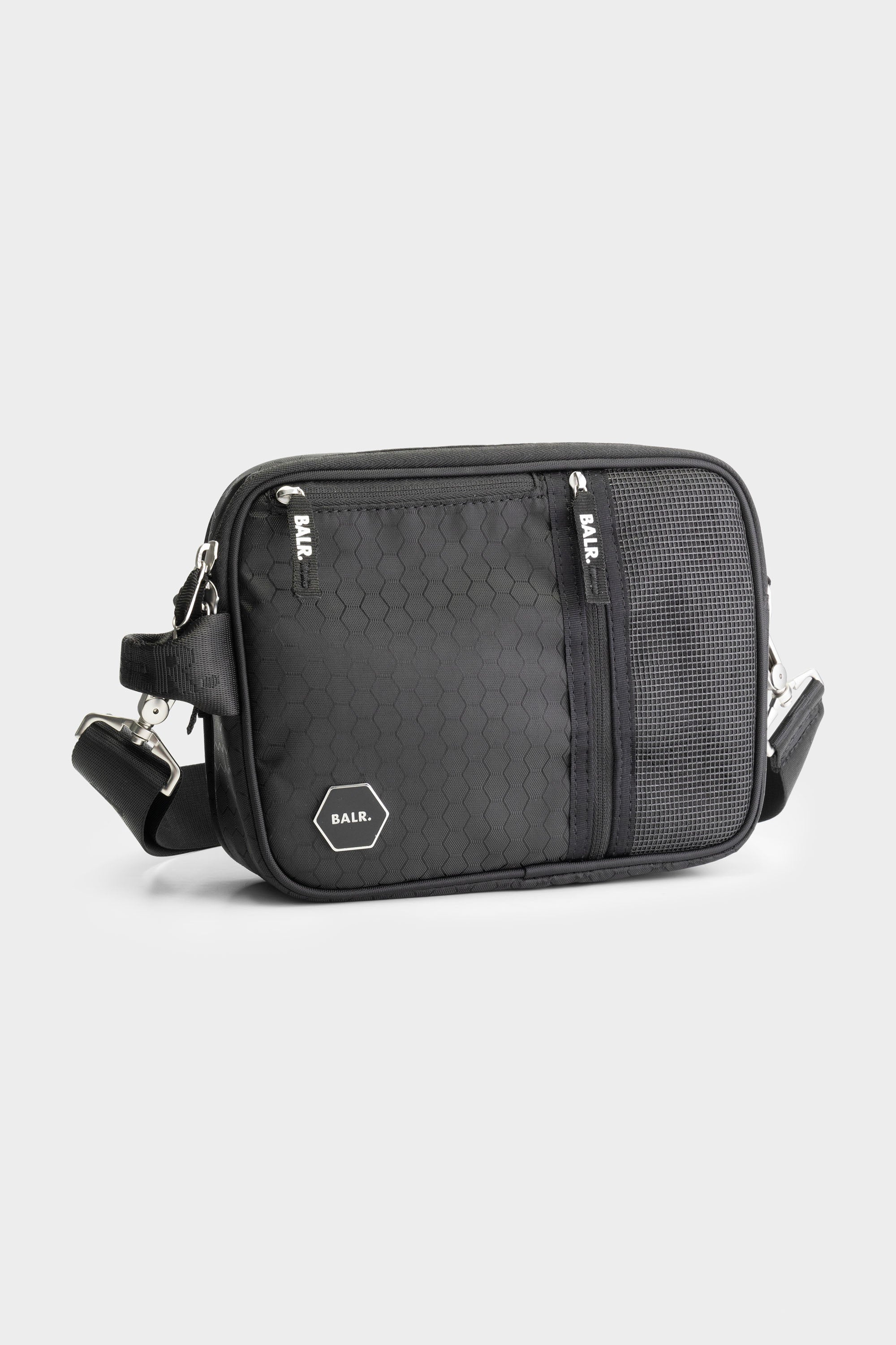 BALR. Hexagon Bolso de hombro Jet Black