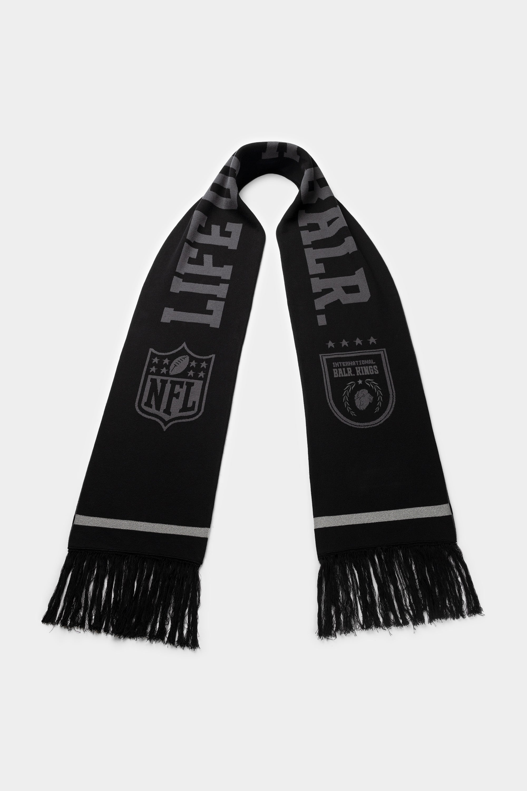 NFL x BALR. Scarf Jet Black