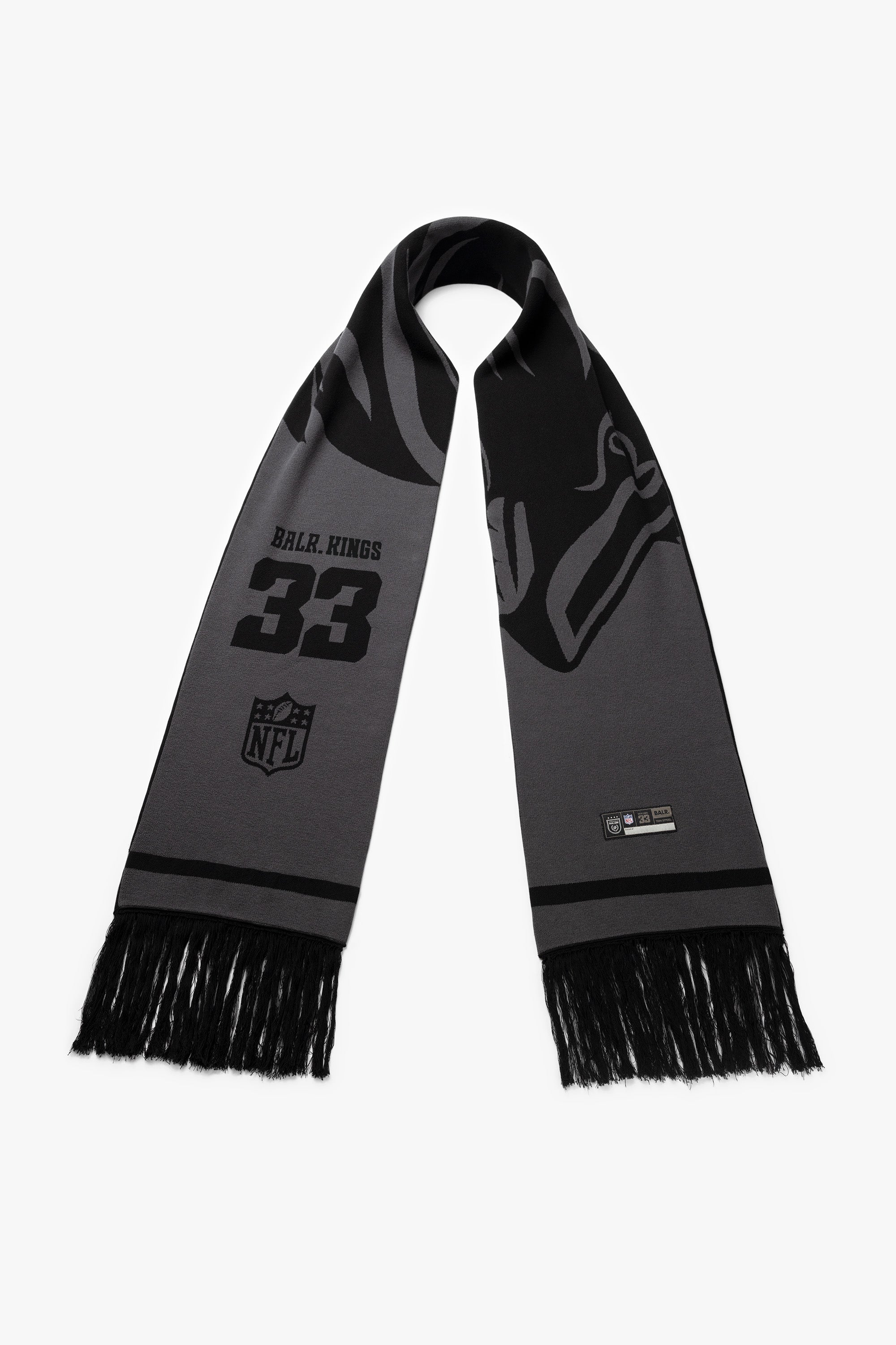 NFL x BALR. Scarf Jet Black