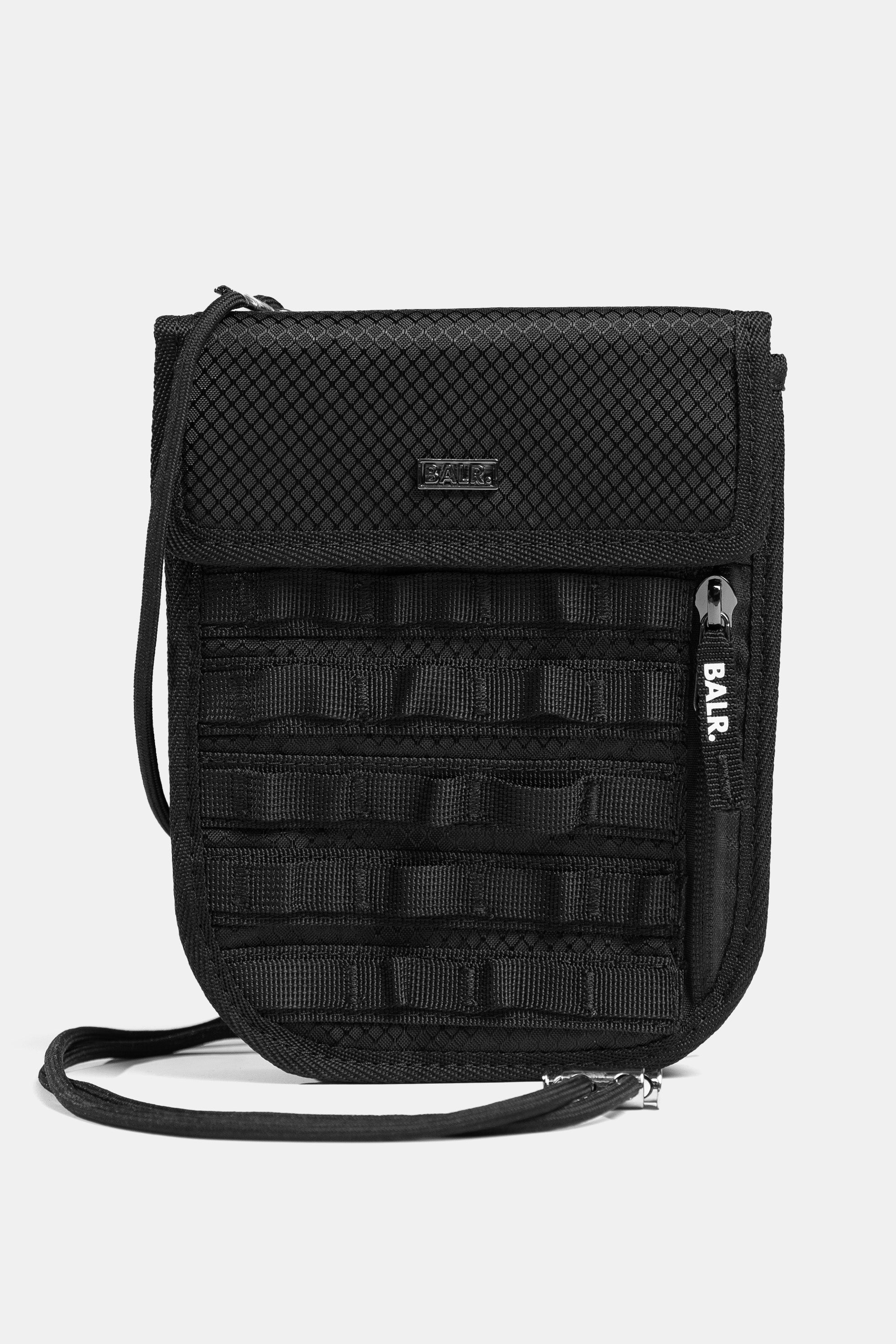 Ferentino Ripstop Shoulder Bag Jet Black