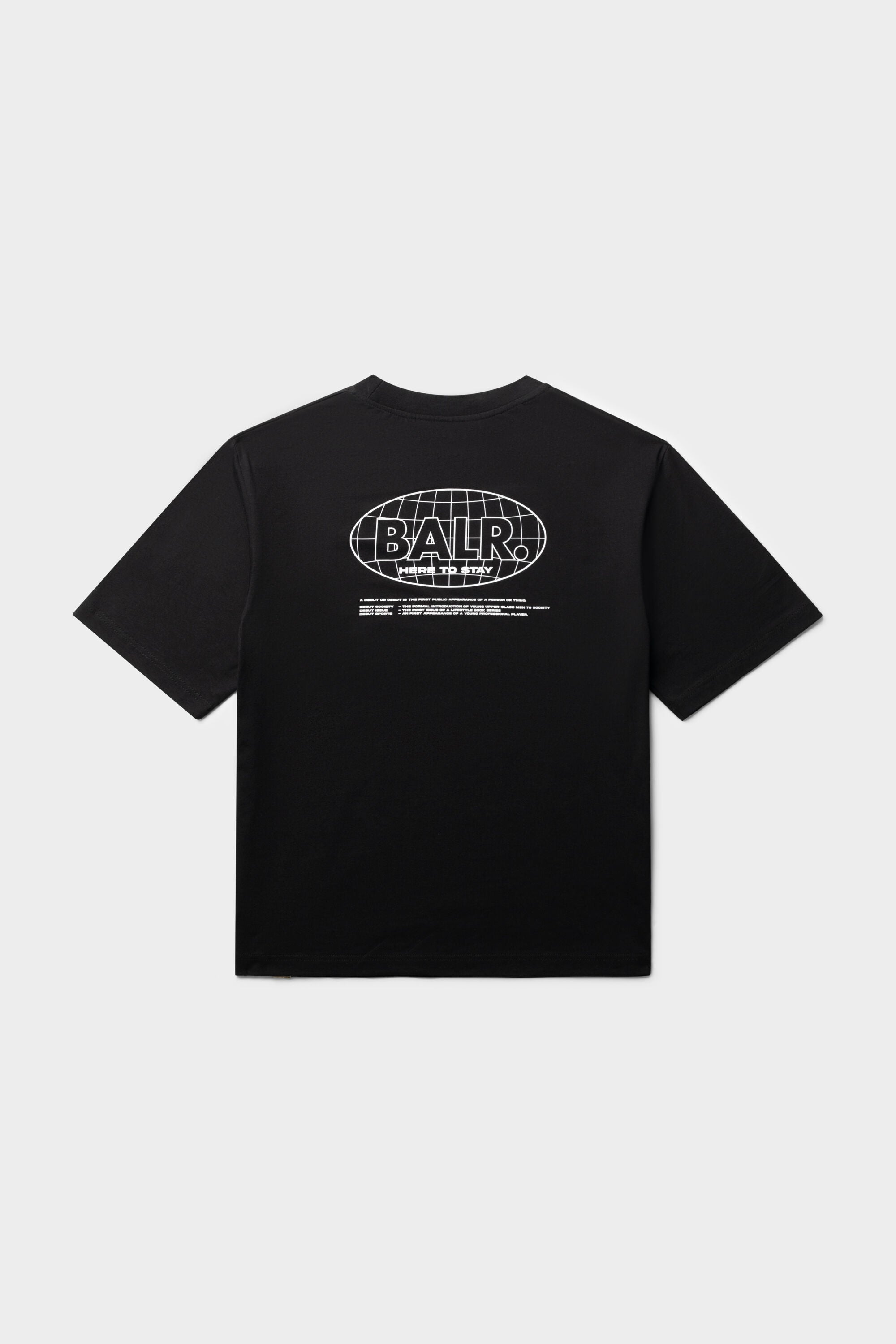 Joey Box H2S Globe T-Shirt Jet Black – BALR.