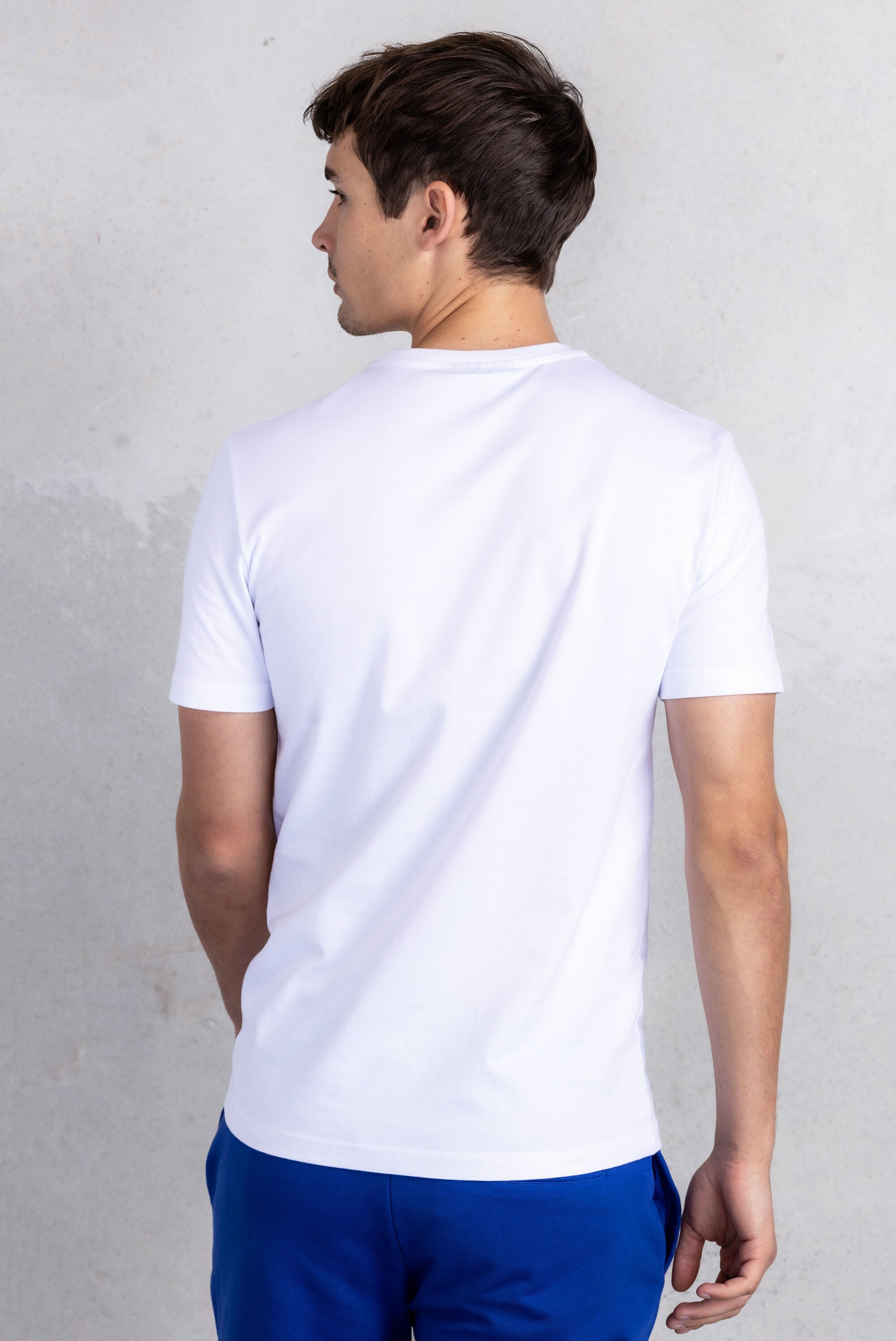 Sebastian Slim H2S Half Track T-Shirt Bright White