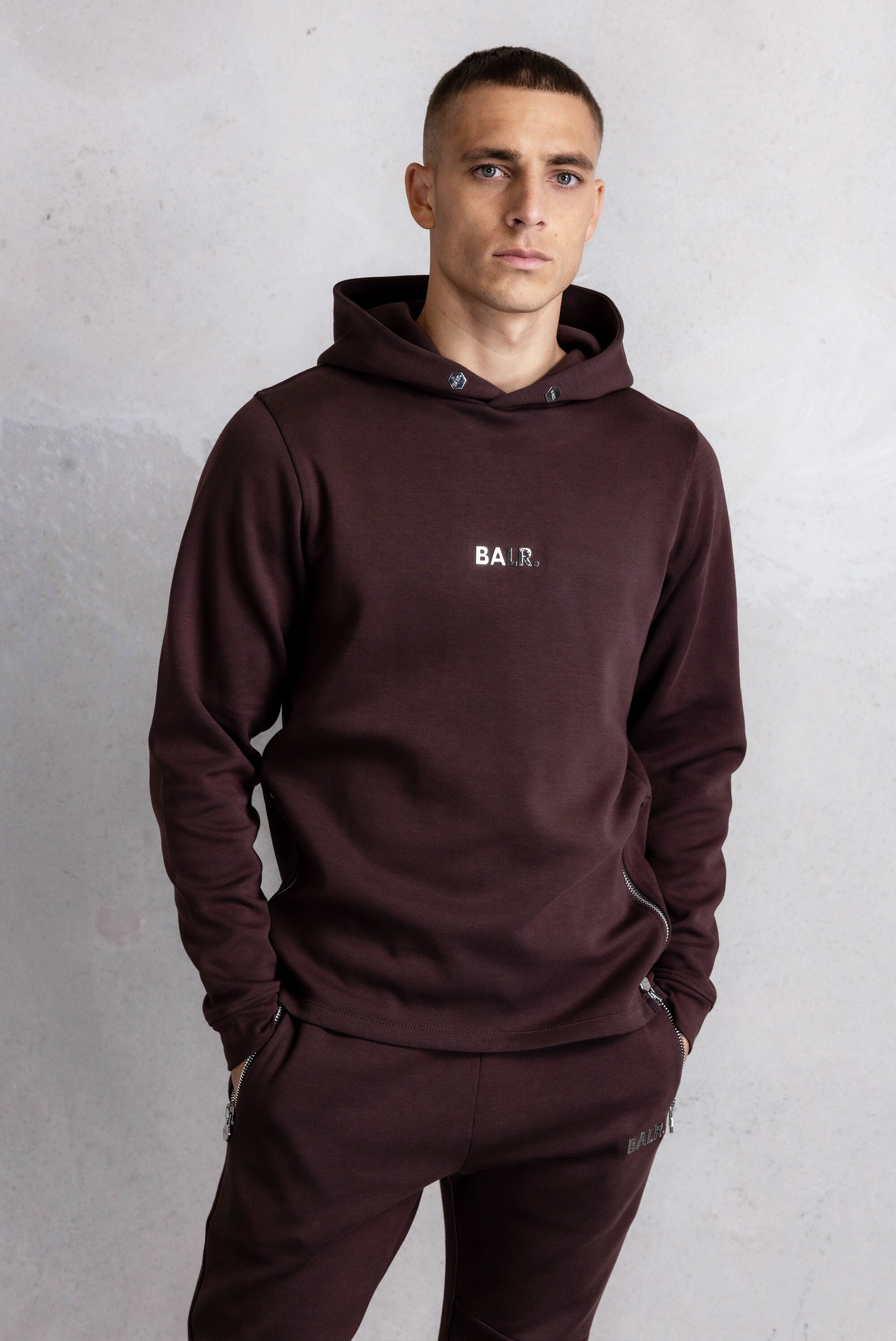 Q-Series Straight Classic Hoodie Java