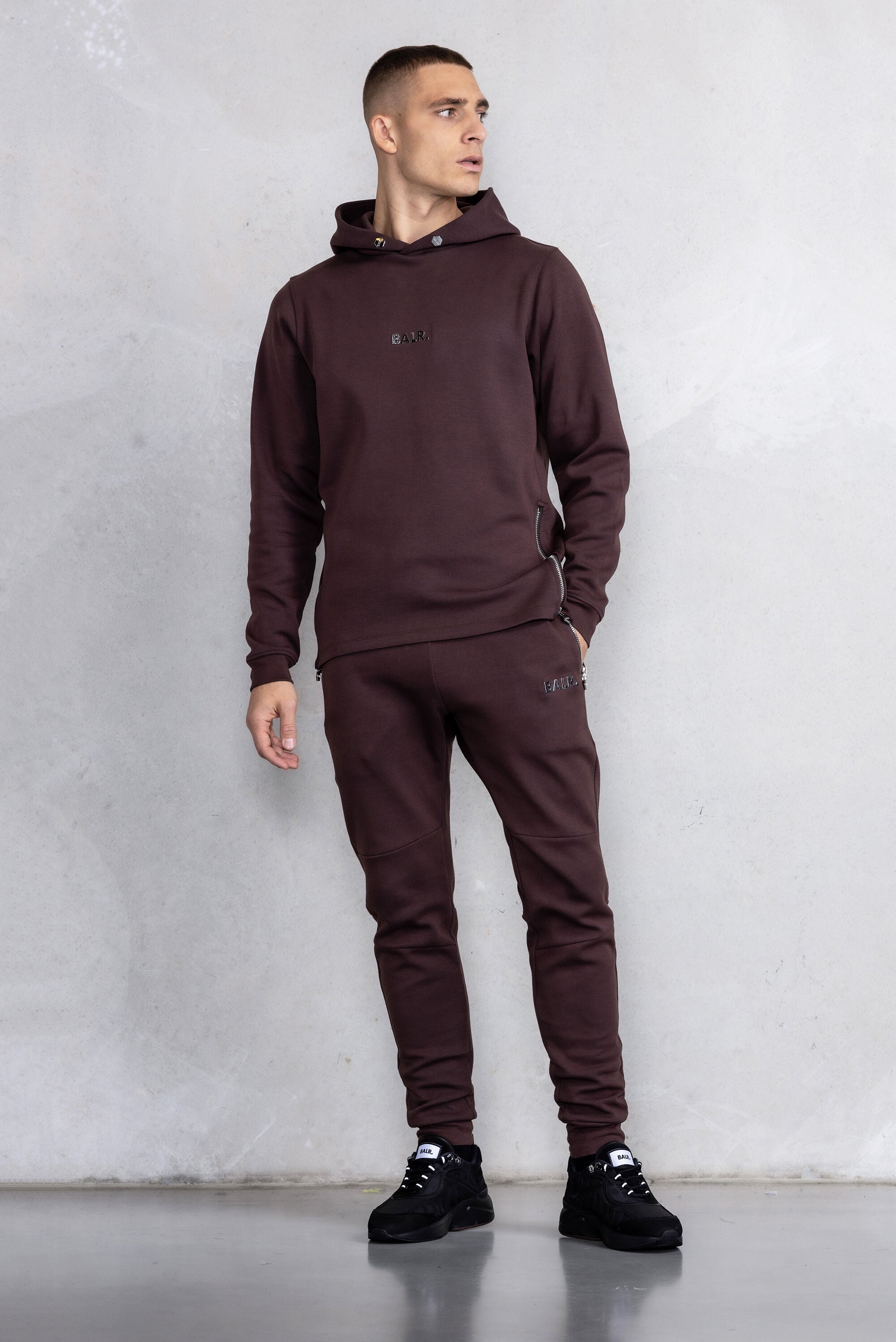 Q-Series Straight Classic Hoodie Java