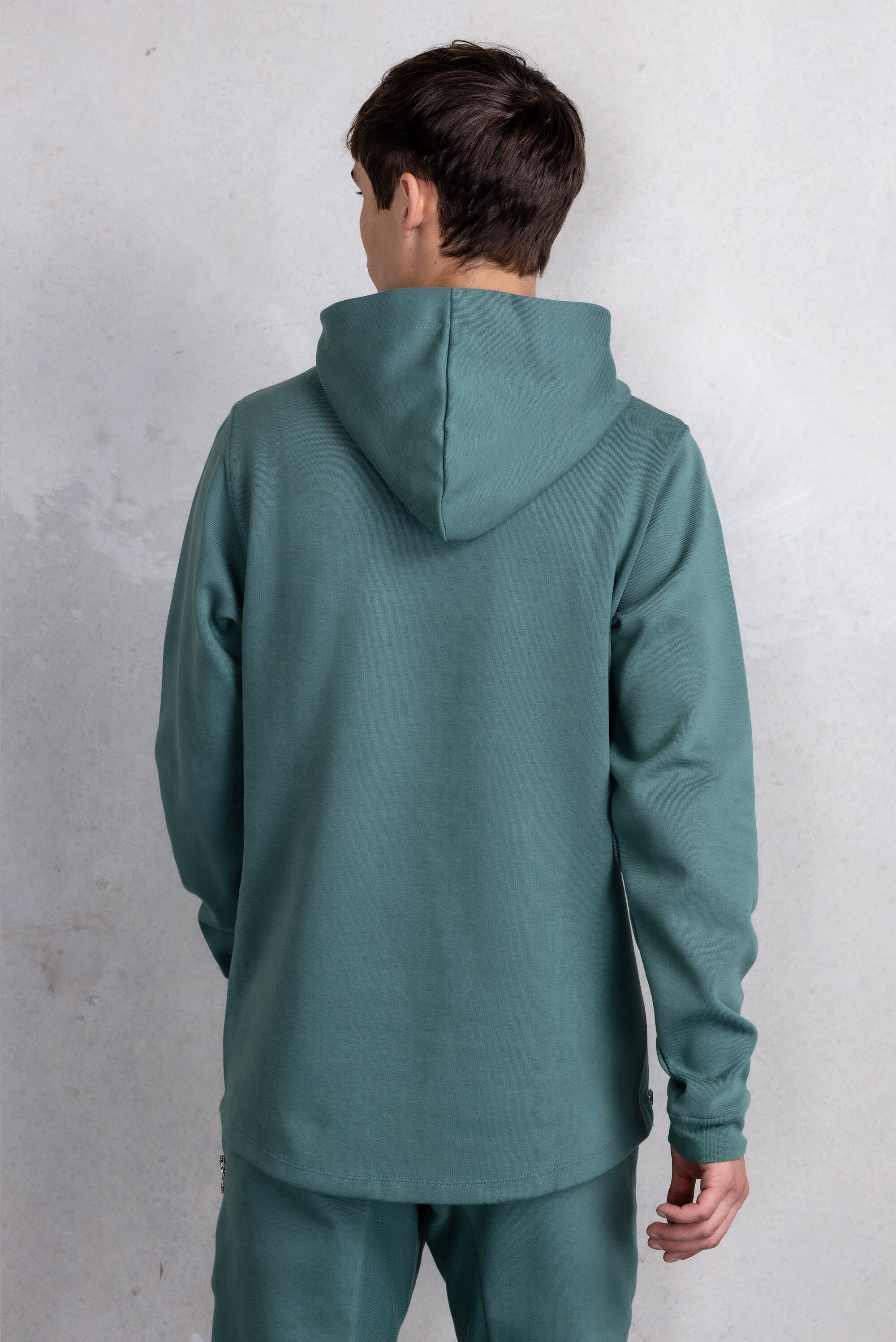 Q-Series Straight Classic Hoodie Dark Forest