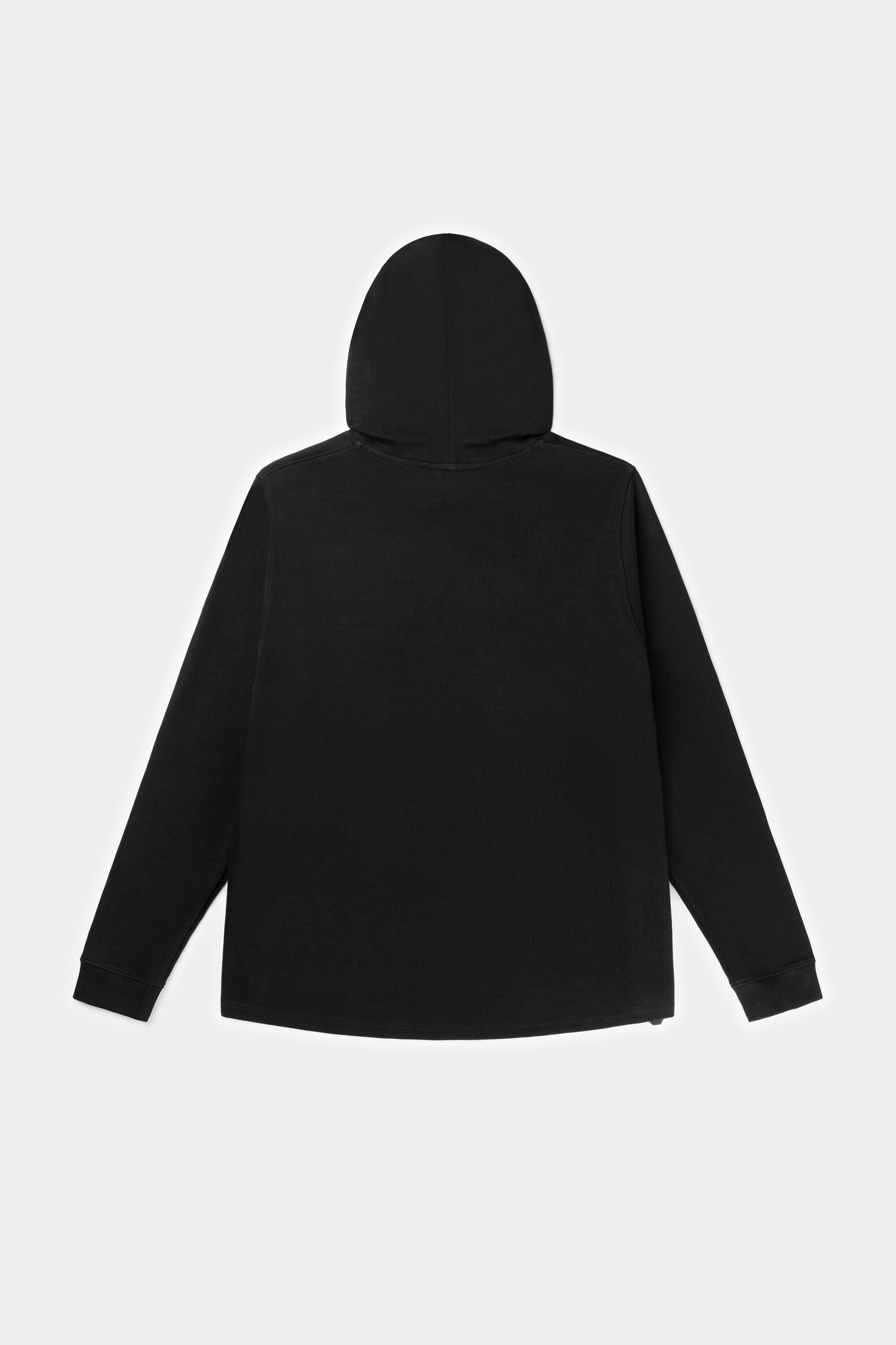 Q-Cargo Series Straight Classic Hoodie Jet Black