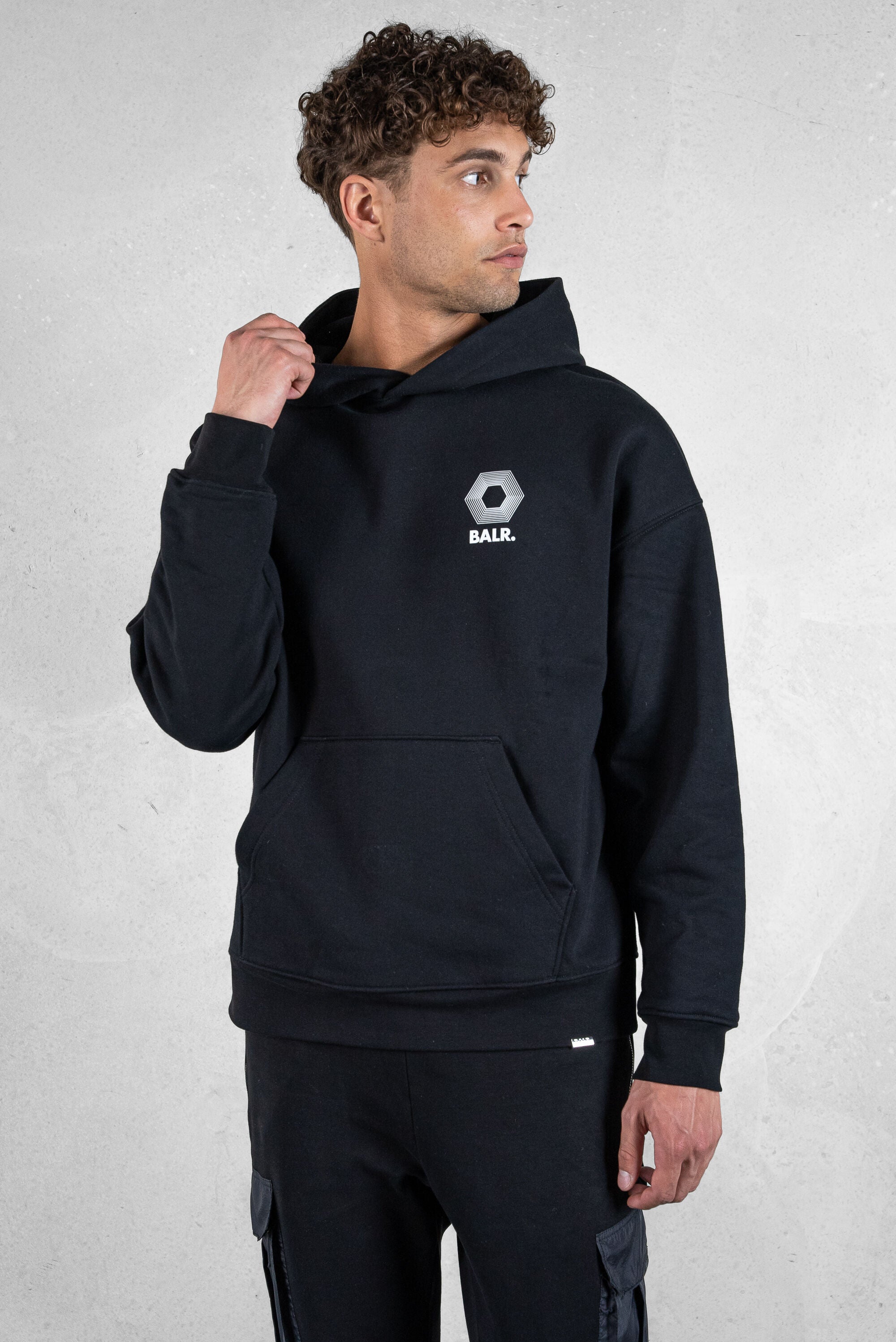 Joey Box Halb Track H2S Hoodie Jet Black