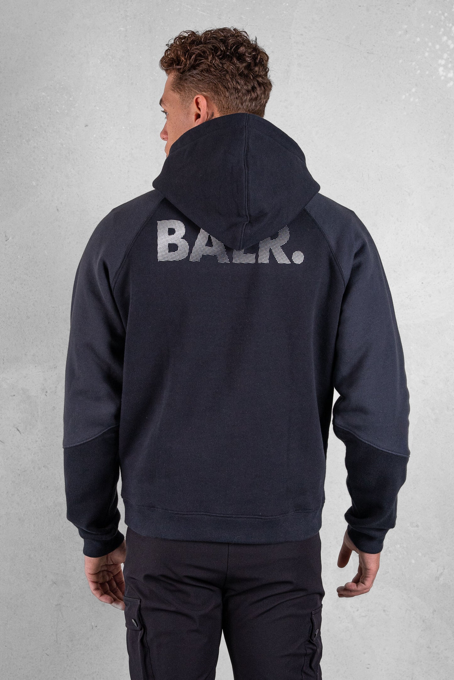 Carter Loose Double Arrow Hoodie Jet Black/Asphalt – BALR.