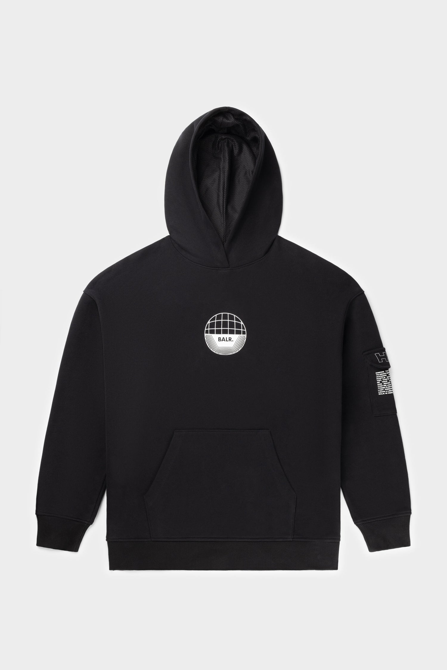 Joey Box Mesh H2S Hoodie Jet Black