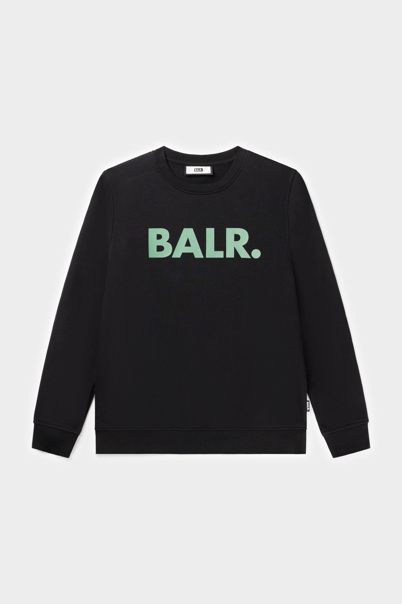 Brand Straight Crewneck Jet Black/Dark Forest – BALR.