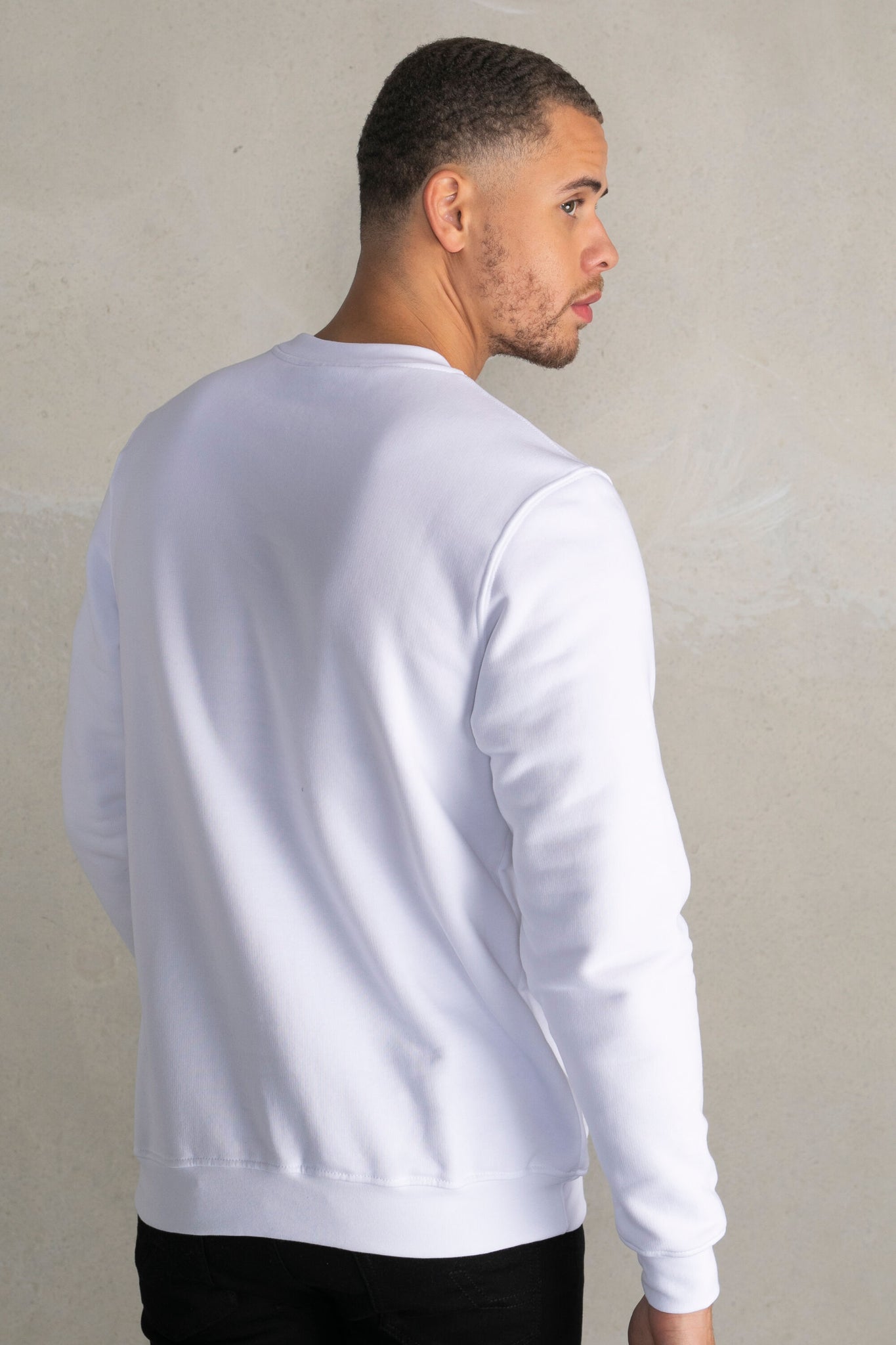 Brand Straight Crewneck Bright White – BALR.