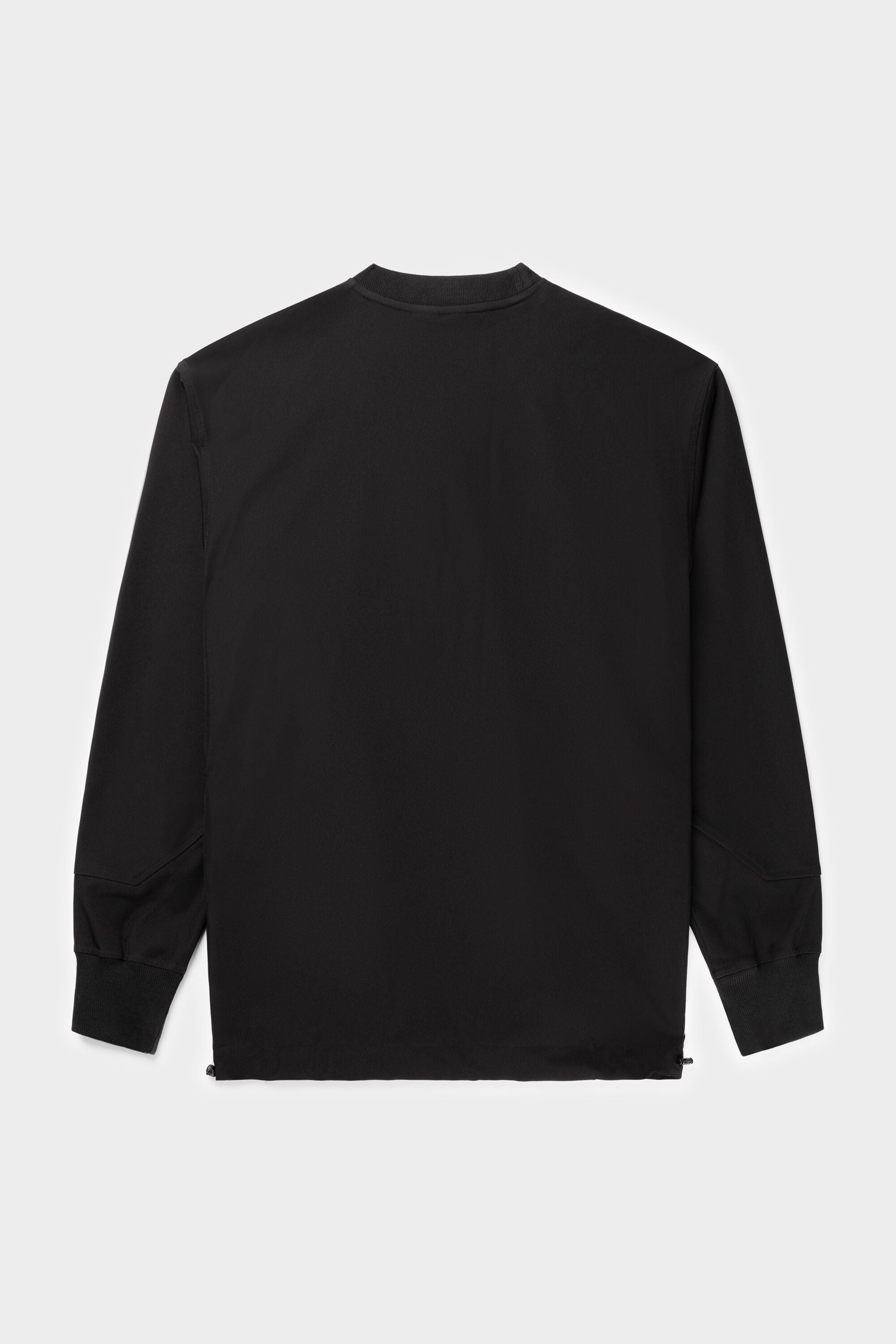 Franck Relaxed Cargo Crewneck Jet Black