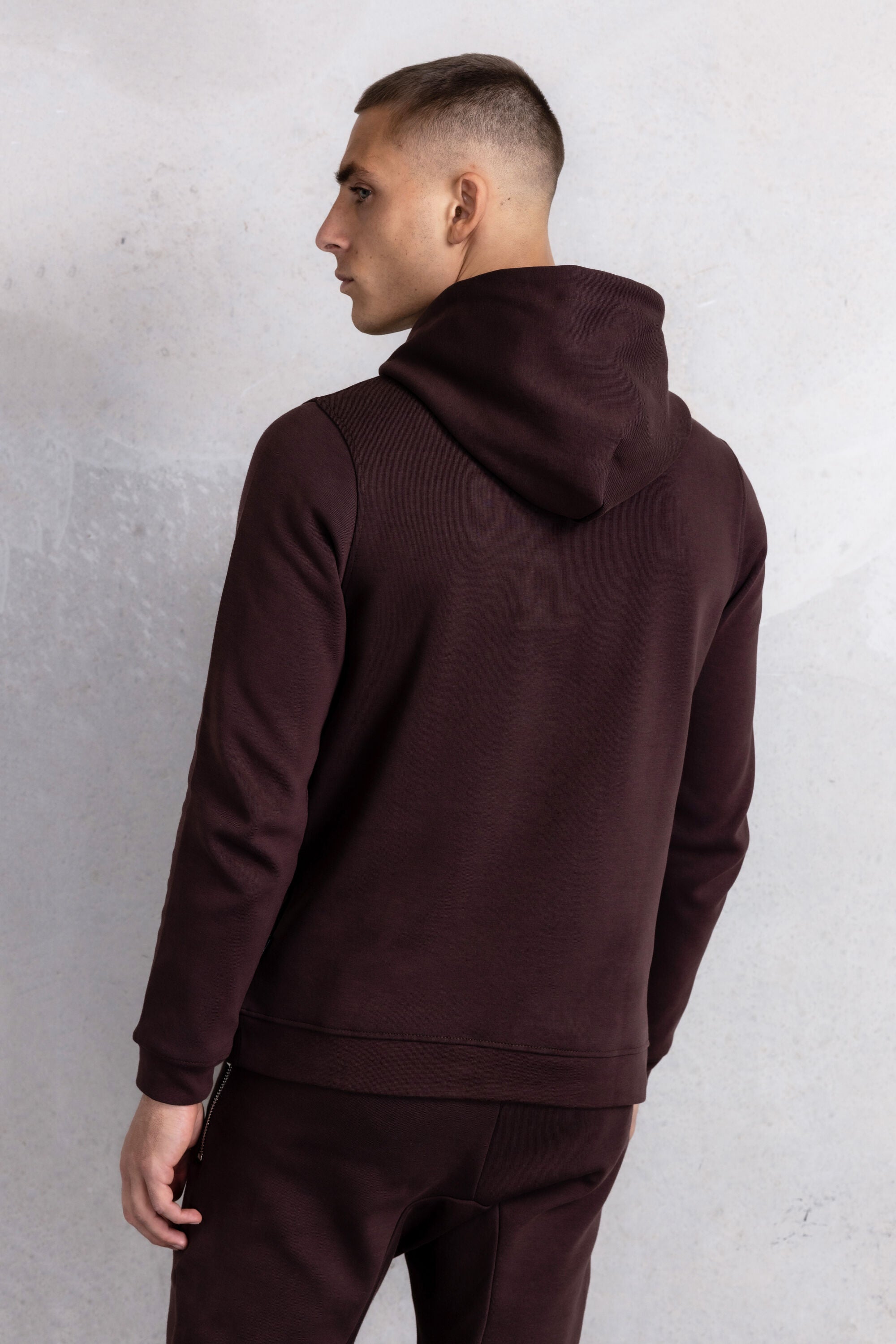 Q-Series Straight Zip Thru Hoodie erneuerte Java