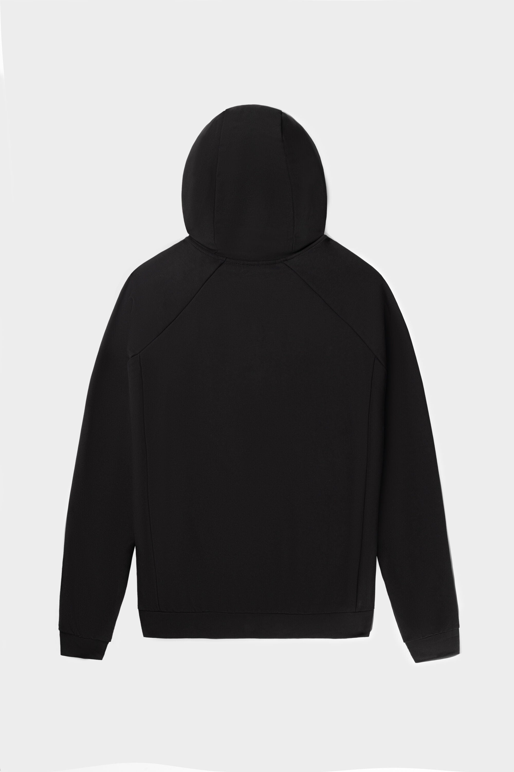 Rani Zip Gold Emblem Hoodie Jet Black