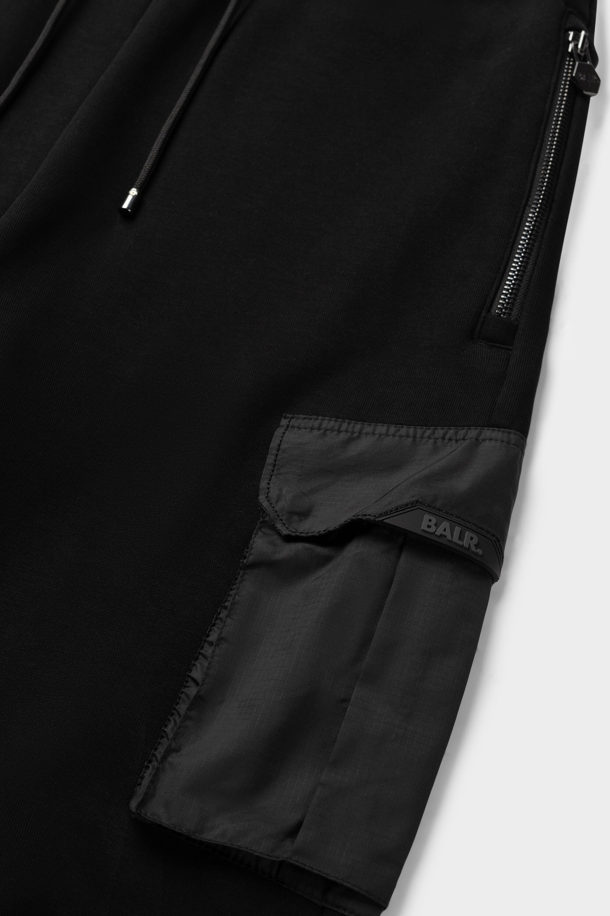 Q-Cargo Series Slim Classic Sweatpants Jet Black